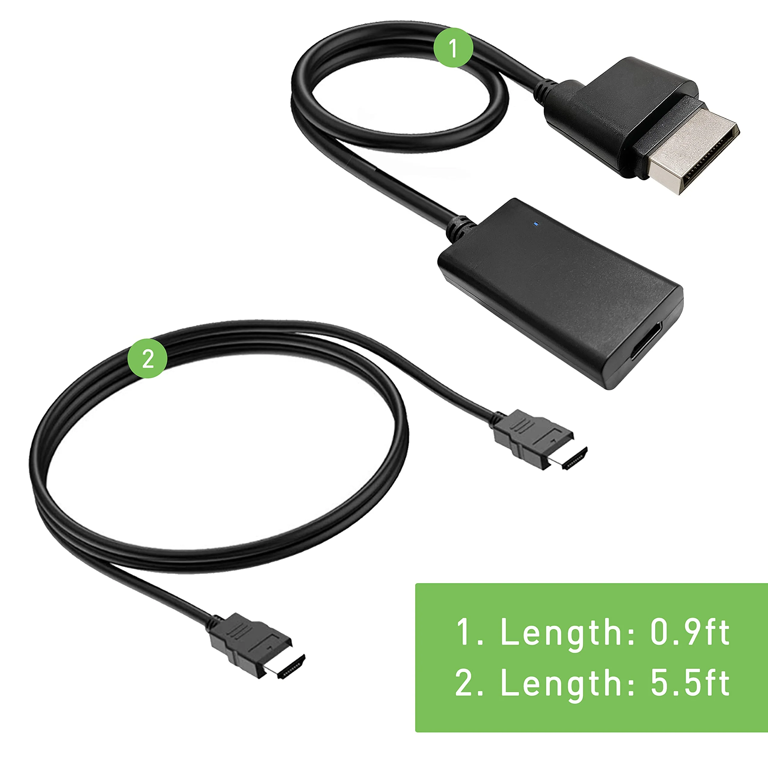 Plauduct HDMI Cable for Original Xbox 360 Console, Xbox 360 to HDMI Aadapter HD Converter with Component Signal Output (Better Image) - Image 4