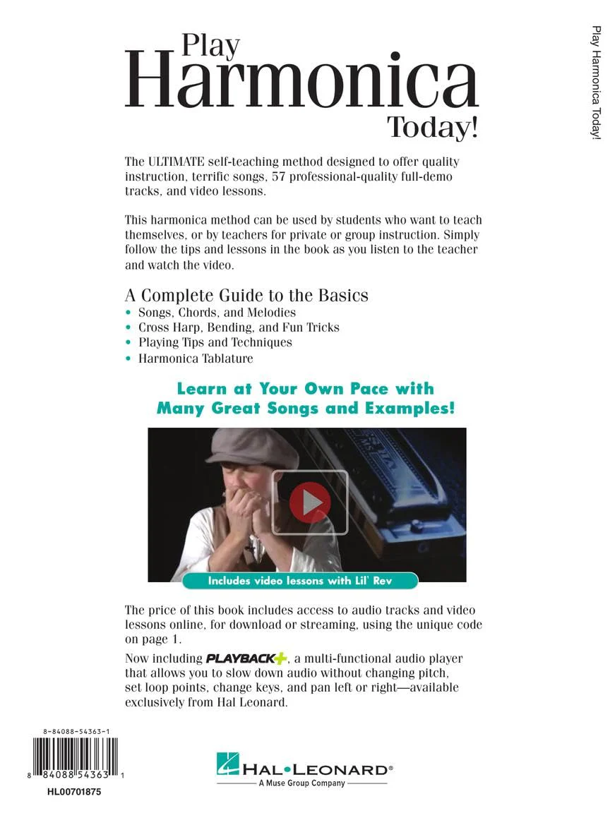 Play Harmonica Today! Beginner's Pack: Level 1 Book/Online Audio/DVD Pack (Beginner's Packs) - Image 2