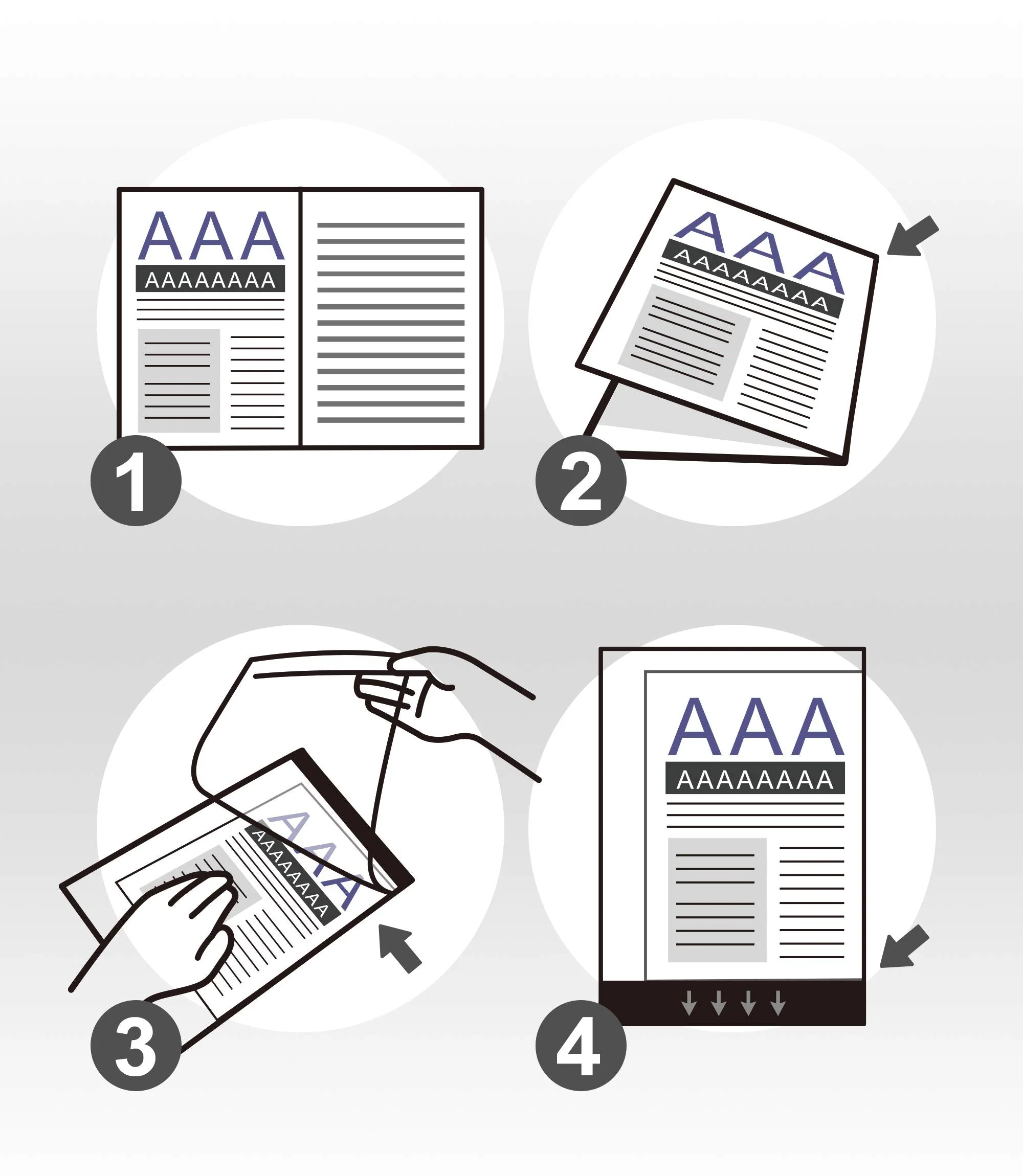 Plustek A4 / Letter Size Document Carrier Sheets (Pack of 5) - Protects Fragile Paper and A3 Size Document by Folding Support Epson, Brother, Fujitsu and Canon Document Scanner - Image 3