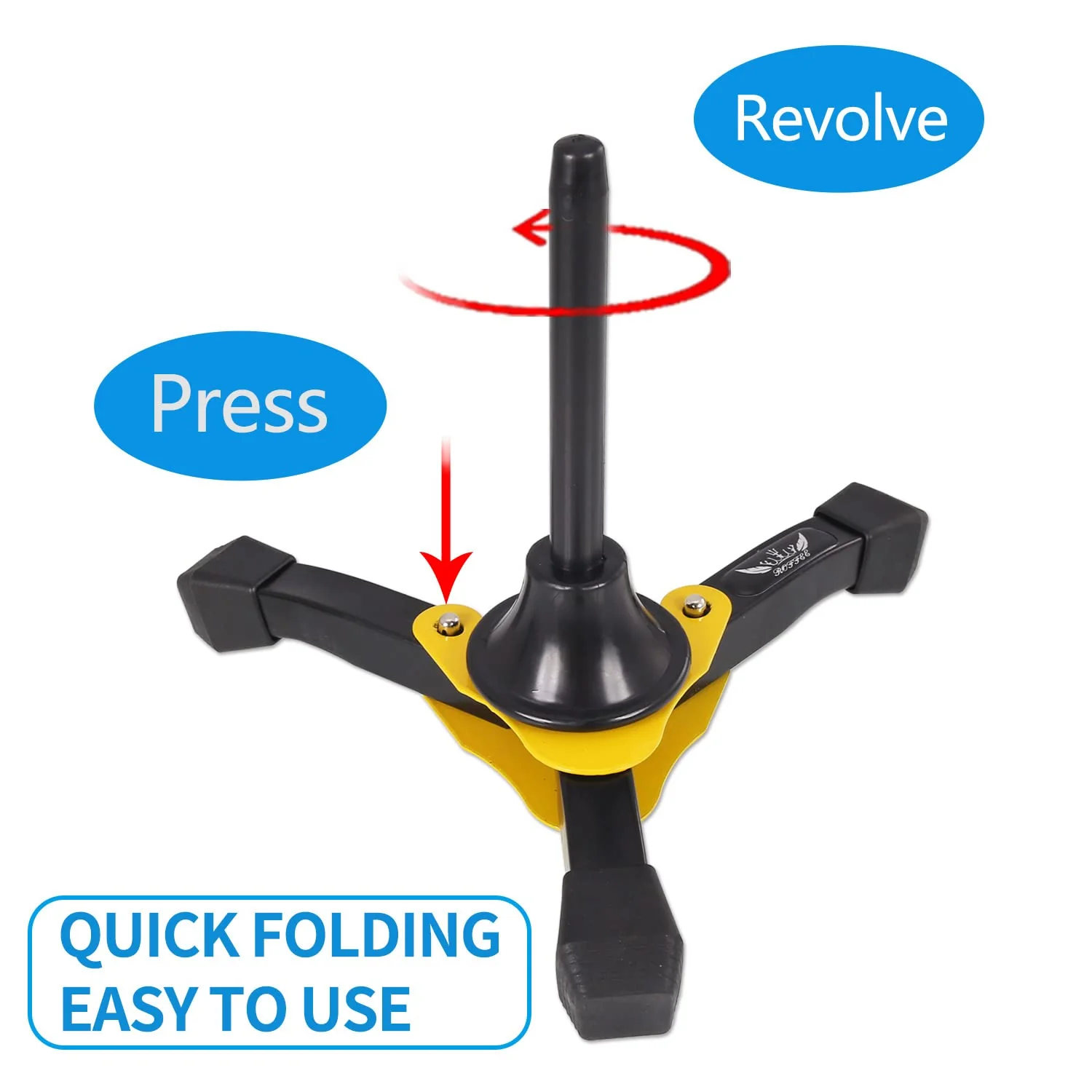 Portable Foldable Tripod Stand for Soprano Saxophone - Sturdy Sax Holder Stand… - Image 2