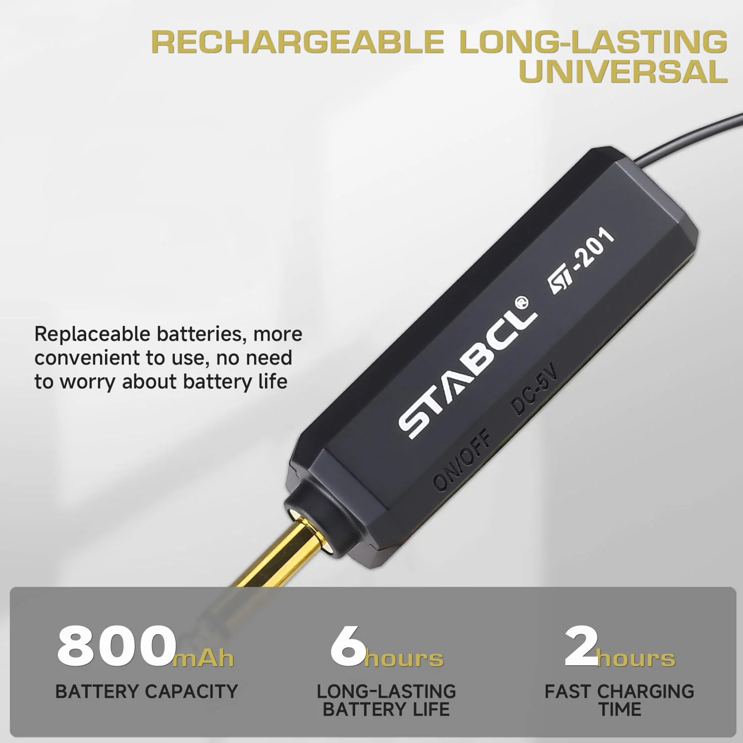 Portable Wireless Microphone for Karaoke Singing, UHF Metal Handheld Dynamic Mic with Rechargeable Receiver, Karaoke Microphone Wireless for Speaker, Singing, Dj, 200ft Range of Cordless Mic System channel 1 - Image 4
