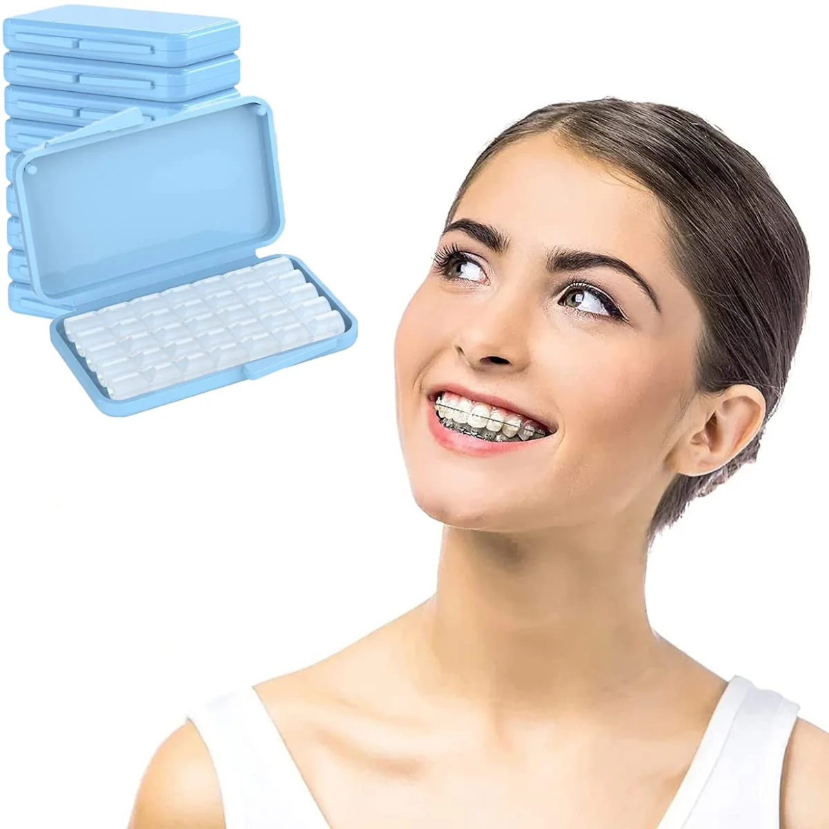 Pre-Cut Orthodontic Wax | Dental Wax for Braces (10 Boxes, No Flavouring) 10 stück - Image 7