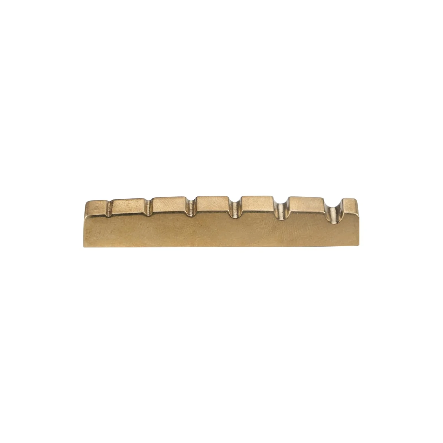 Pre-Slotted Bass guitar Brass nuts 6 string Bass Top Nut 54mm x 6mm - Image 2