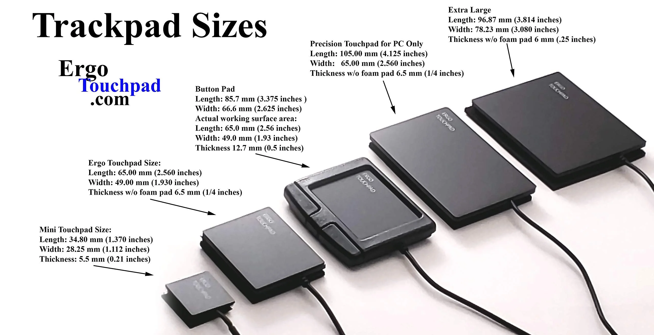 Precision Touchpad Wired USB Windows 10 ETP001PTP Most Accurate Pad for PC, 2,3,4 Finger Adjustable Programmable Gestures - Image 9