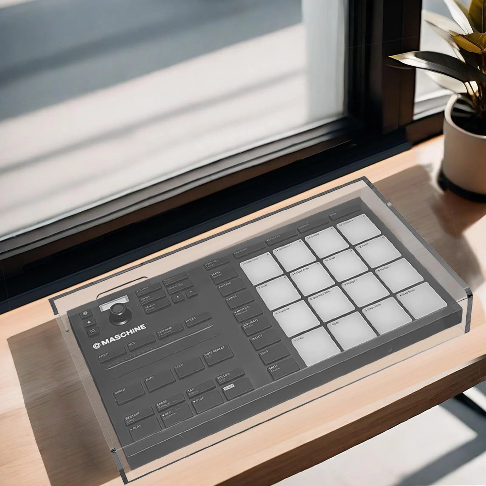 Premium Acrylic cover for NI Drum Controller DJ Controller Device with Cable Management Slot, waterproof and dustproof, compatible with Maschine Mikro Mk3 protective - Image 5