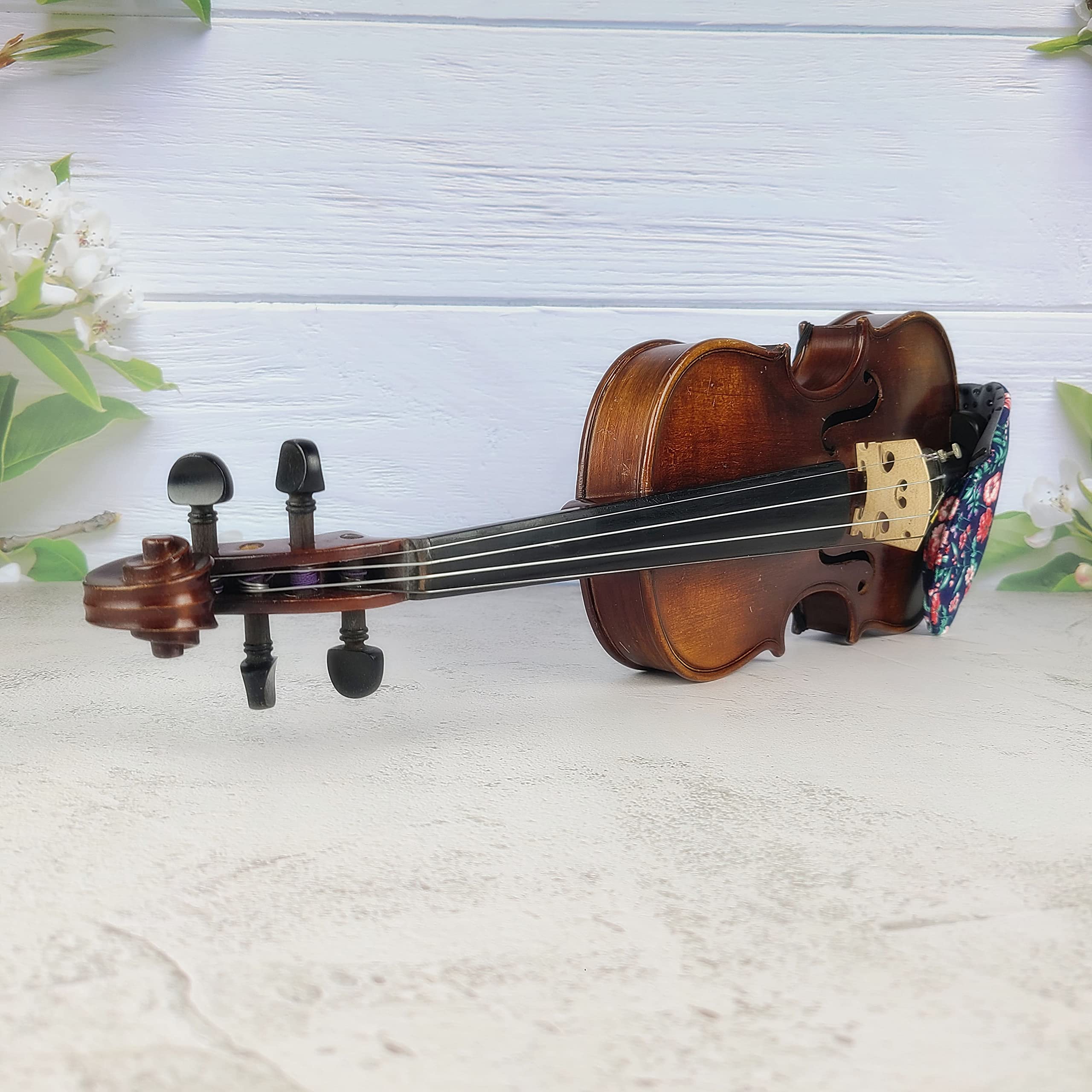 Premium Chinrest Cover for Violin Lesson Child Guarneri Model Chin Rest Pad Pure Cotton Perfect for Beginners Accessories AmaMid27 - Image 2