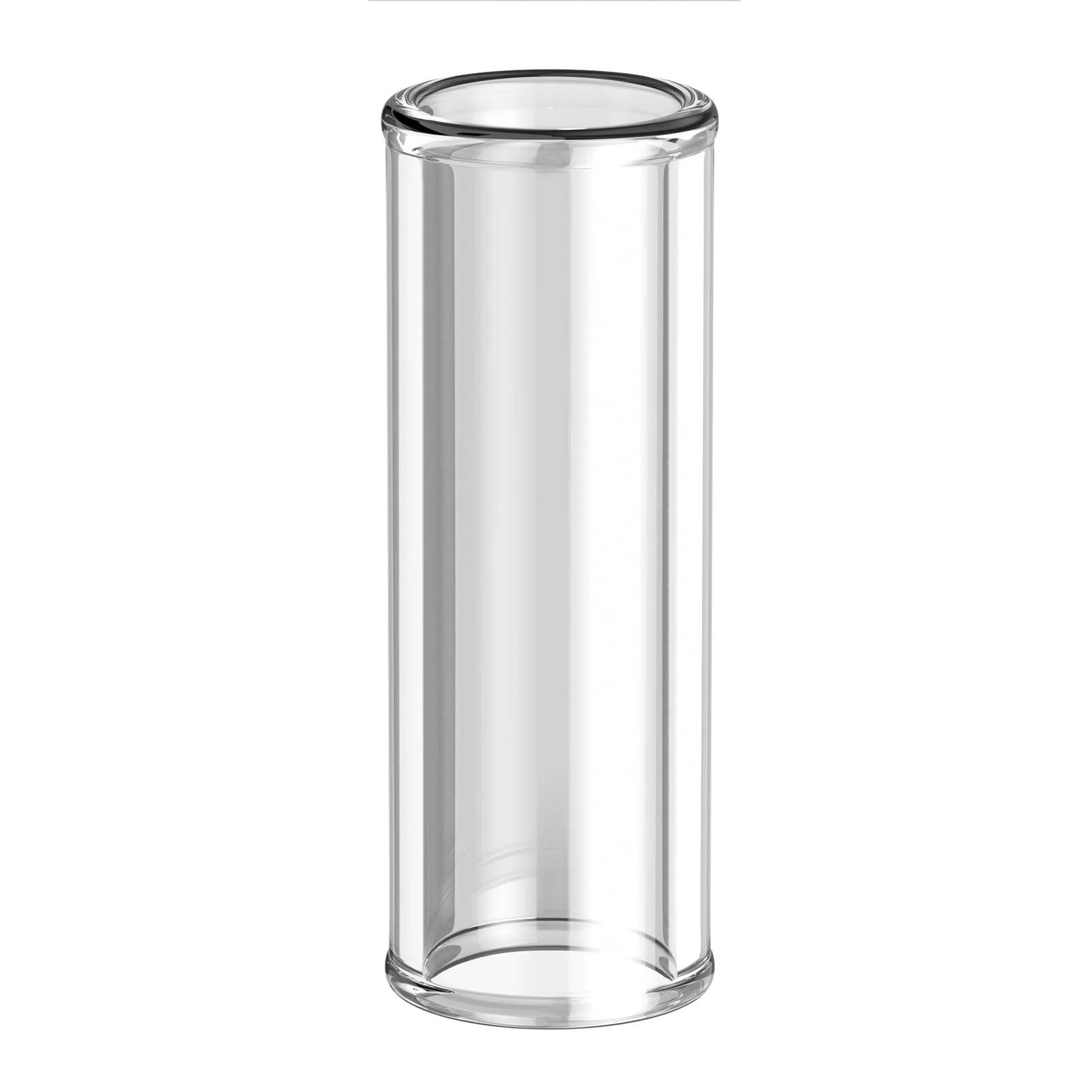Premium Glass Guitar Slide for Electric and Acoustic - Thick Knuckle Glass Finger Slide Guitar Heavy Glass Guitar Slides Ring Size 9 Length 2.36 inch ring size 9 - length 2.36 inch clear
