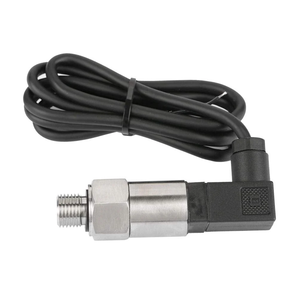 Pressure Transmitter, 4-20 mA Output G1/4 Inch Silicon Pressure Sensor for Water, Gas, Fuel, Oil or Air Pressure (0-1MPA)