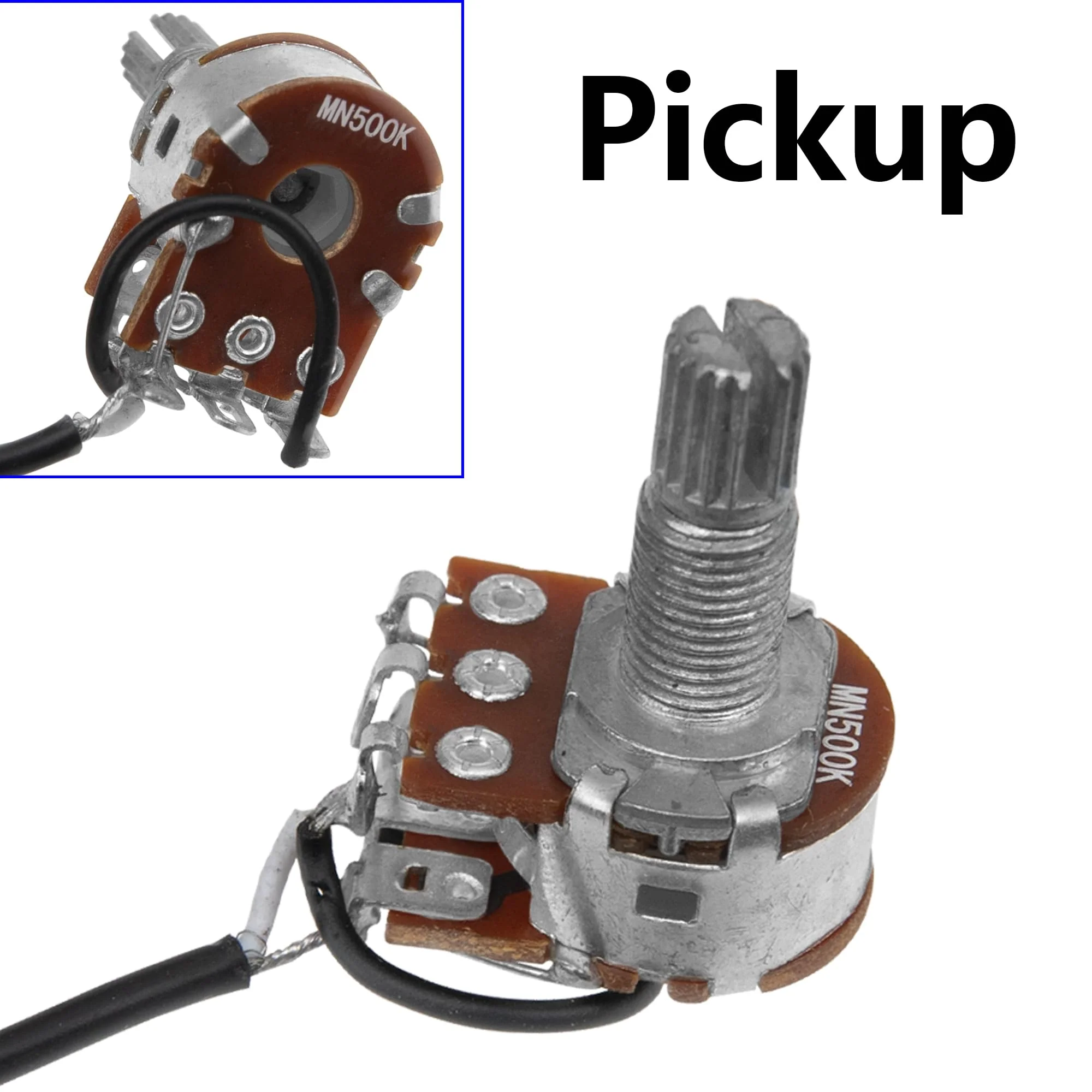 Prewired 2 Band Active Passive EQ Equalizer Preamp Circuit & 9V Pickup Battery Holder Case Compatible with Guitar Bass Instruments - Image 3