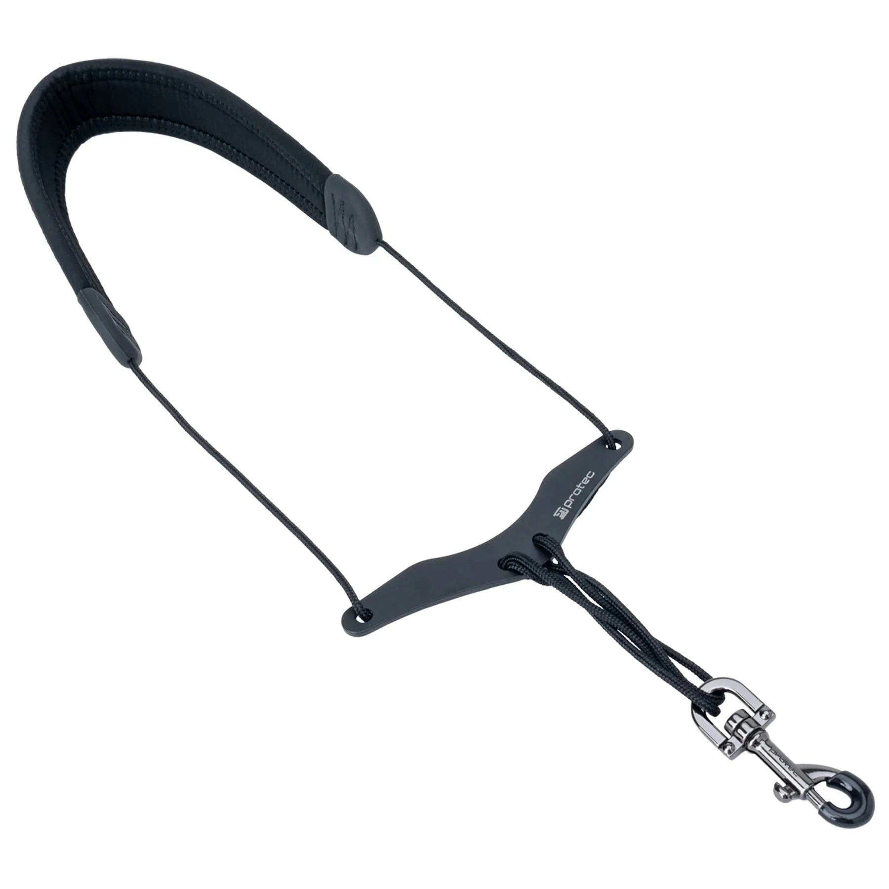 Pro-Tec 22-Inch Neoprene Saxophone Neck Strap with Comfort Bar - Black (Model NB310M) Regular - Image 3