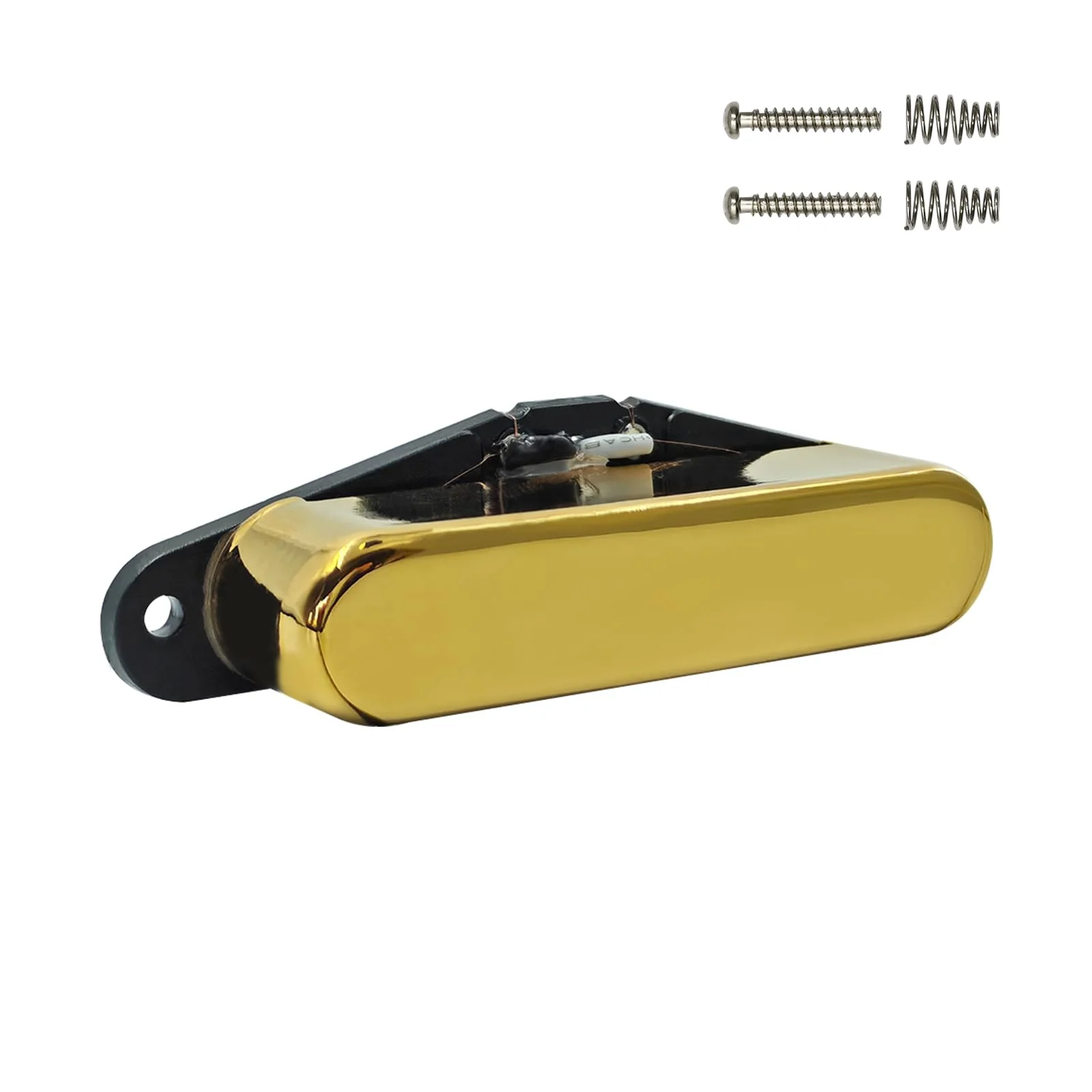 Pro TL-60S Vintage Alnico 5 Single Coil Neck Pickups for FD Tele Style Electric Guitar, Gold pickup neck