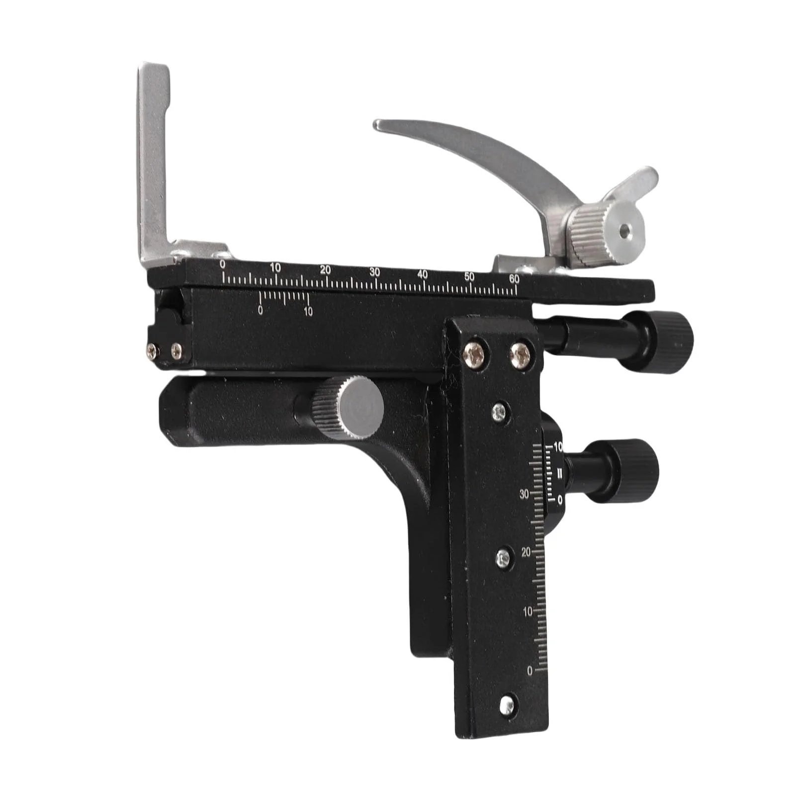 Professional Clip-on Mechanical X-Y Movable Stage Calipers with Scale for Microscope - Image 4
