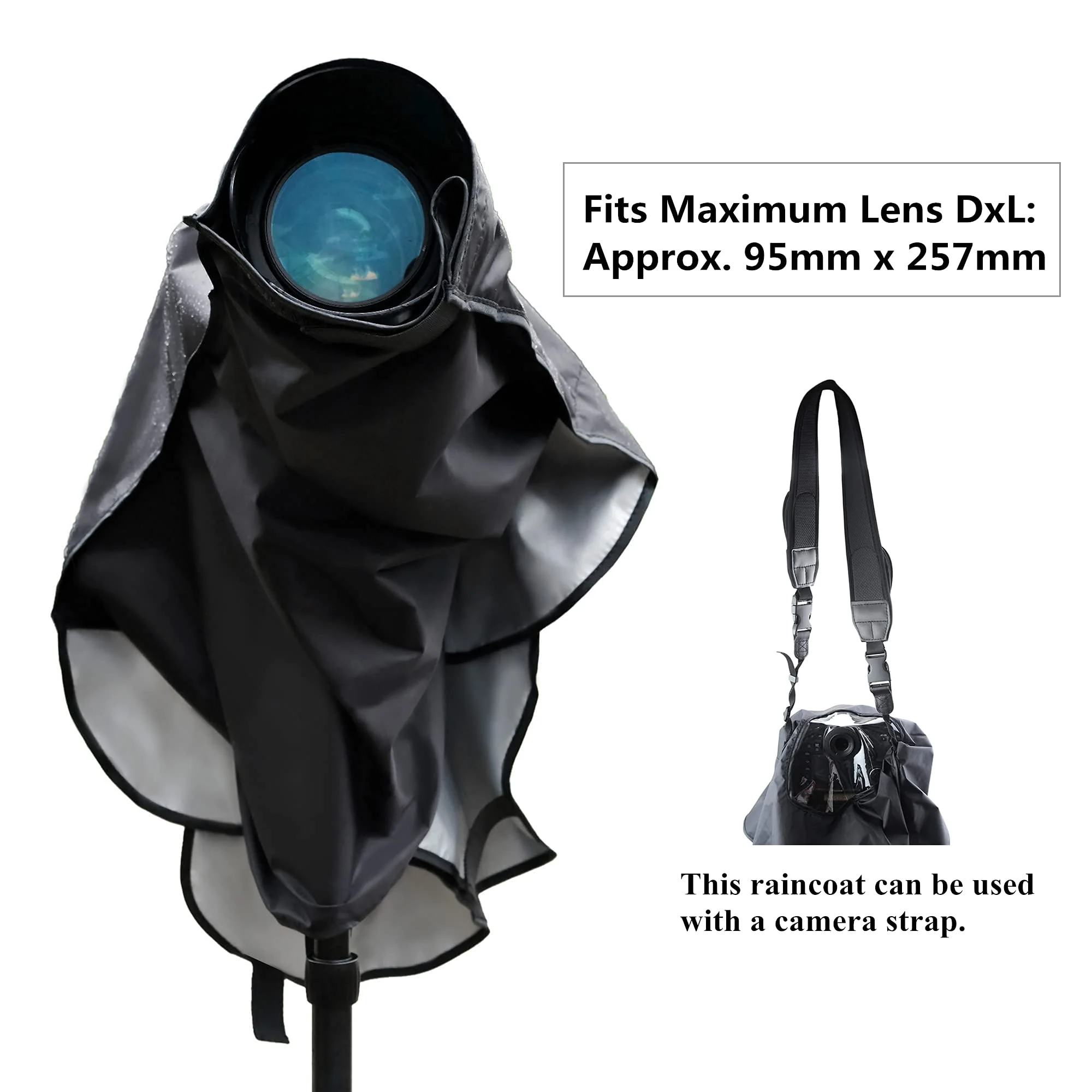 Professional DSLR Camera Rain Cover Raincoat Gear Extra Large Sleeve Dust Proof Protection for Canon EOS 7D 6D 5DS 5DSR 5DM4 5DM3 5D 1DX 1DS 1D Mark IV III II Nikon D5 D6 Df D850 D810A D810 D780 D750 - Image 4