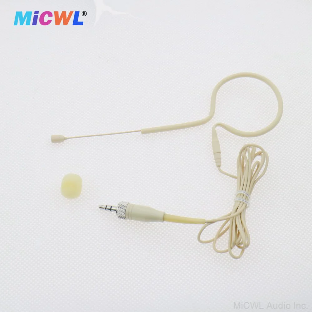 Professional Single Earset Headset HeadMic Microphone for Sennheiser EW G2 G3 G4 Wireless BeltPack Transmitter B20-Beige - Image 5