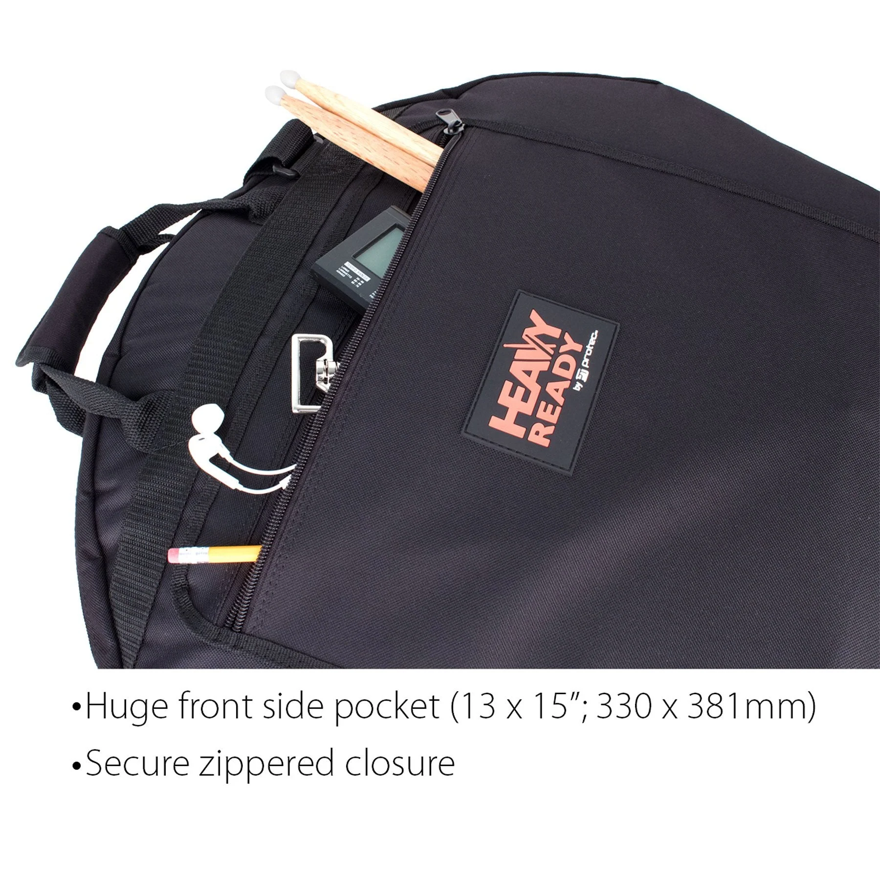Protec Heavy Ready Series 22" Cymbal Bag with Shoulder Strap Model HR230 - Image 7