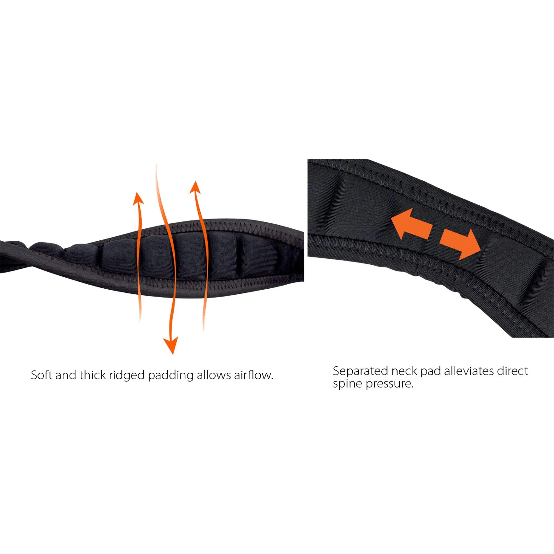 Protec NLS305M 24-Inch Ballistic Neoprene Less-Stress Saxophone Neck Strap with Coated Metal Hook,Black 24-Inch (Tall) Black - Image 4