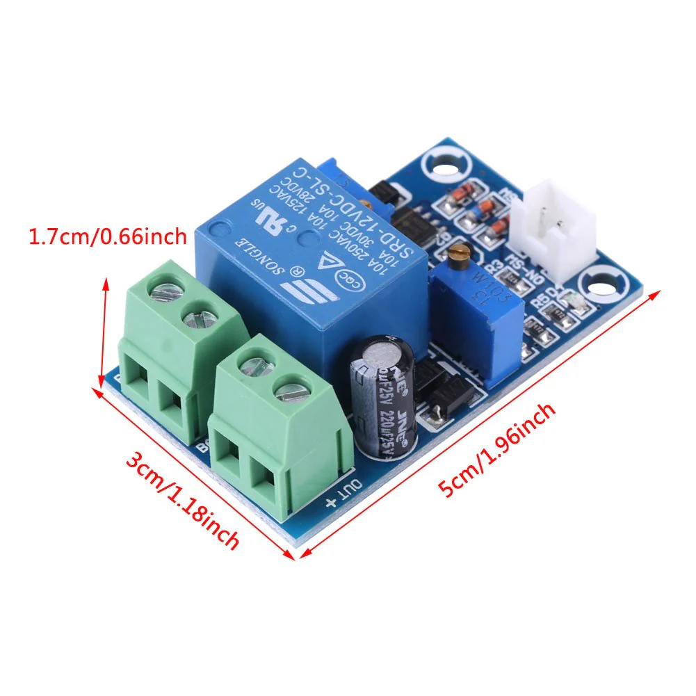 Protection board, 12V battery undervoltage switching module, undervoltage protection for automatic recovery when switched on, with LED indicator - Image 7