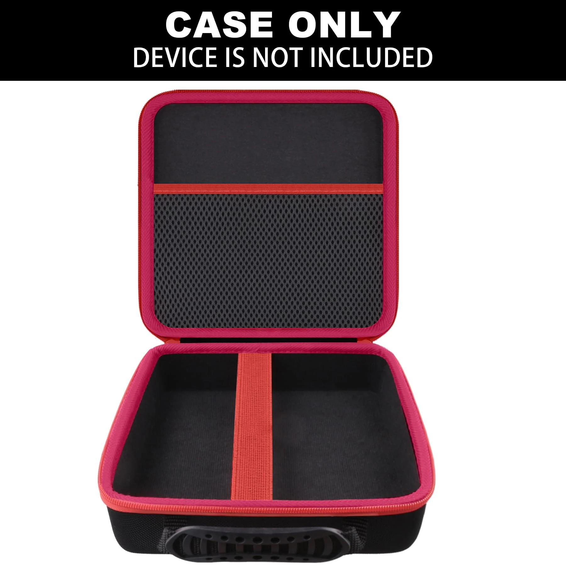 Protection Storage Case Compatible with NOCO Boost GB40 / GB20 / X GBX45 UltraSafe Jump Starter Lithium Battery Booster Pack and Accessories（Black Case + Red Zipper）-Flaxune Case for Boost GB40 / GB20 / X GBX45 - Image 3