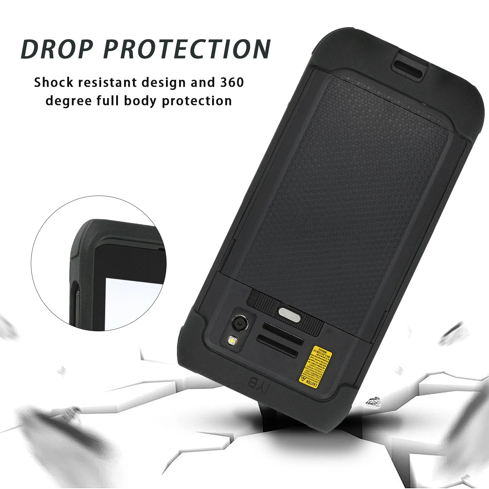 Protective Case for Honeywell Dolphin CT40 CT45 CT47 CT45XP - Android Handheld Mobile Computer Barcode Scanner Cover(PN:CT40-PB-XP) - Image 6