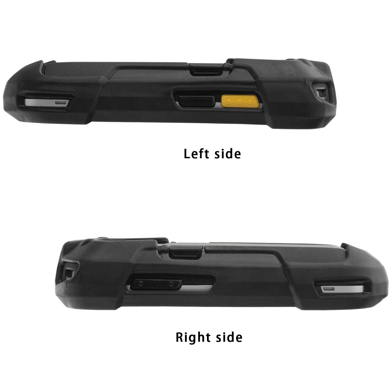 Protective Rubber Case for Zebra TC70 TC72 TC75 TC77 TC70X TC75X, Soft Silicone Rubber Handheld Scanner Cases for PDA Handheld Computer for More Protection - Black - Image 4
