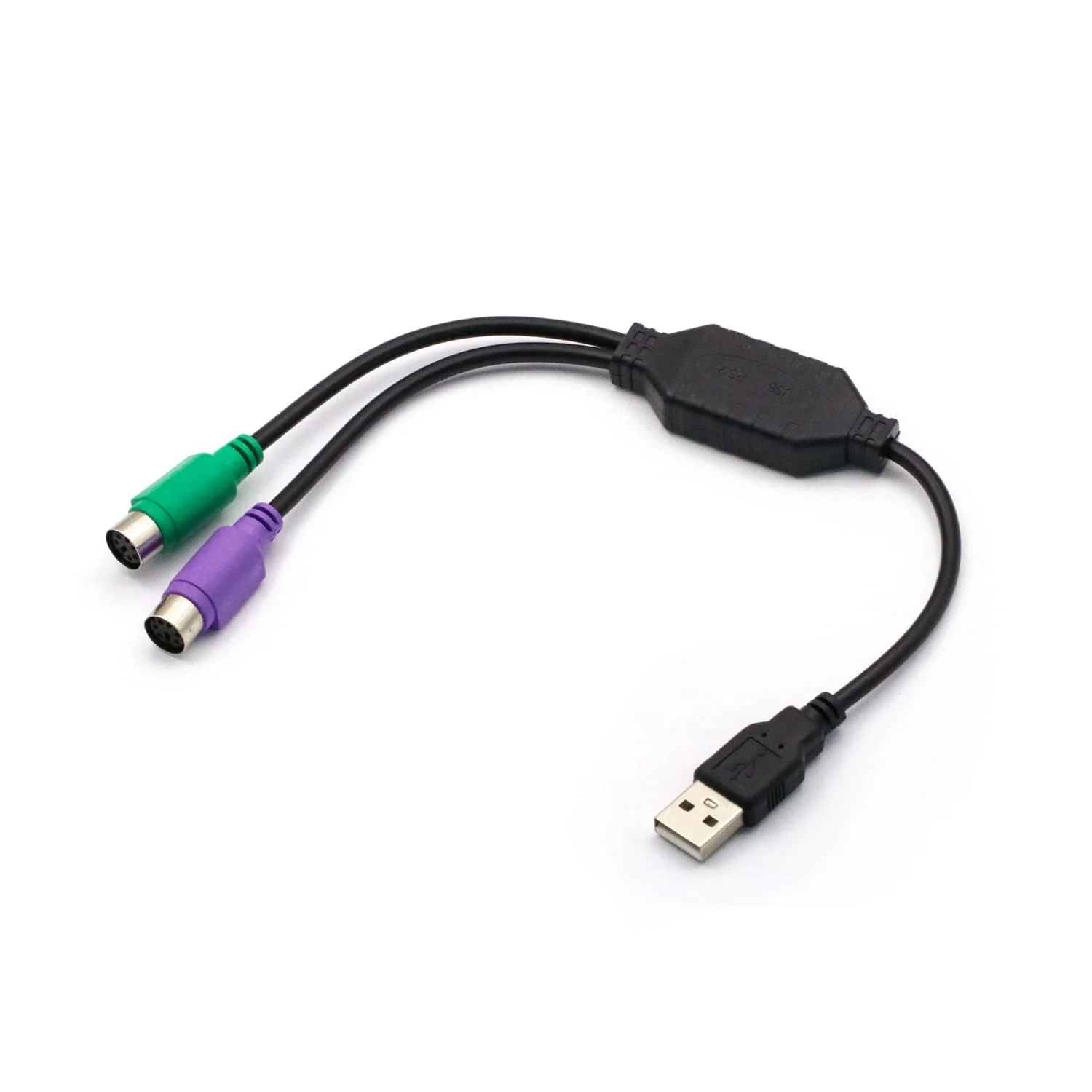 PS/2 to USB Adapter Cable, 4Pack PS2 Female to USB Male Converter Connector Adapter for PC Keyboard - Image 9