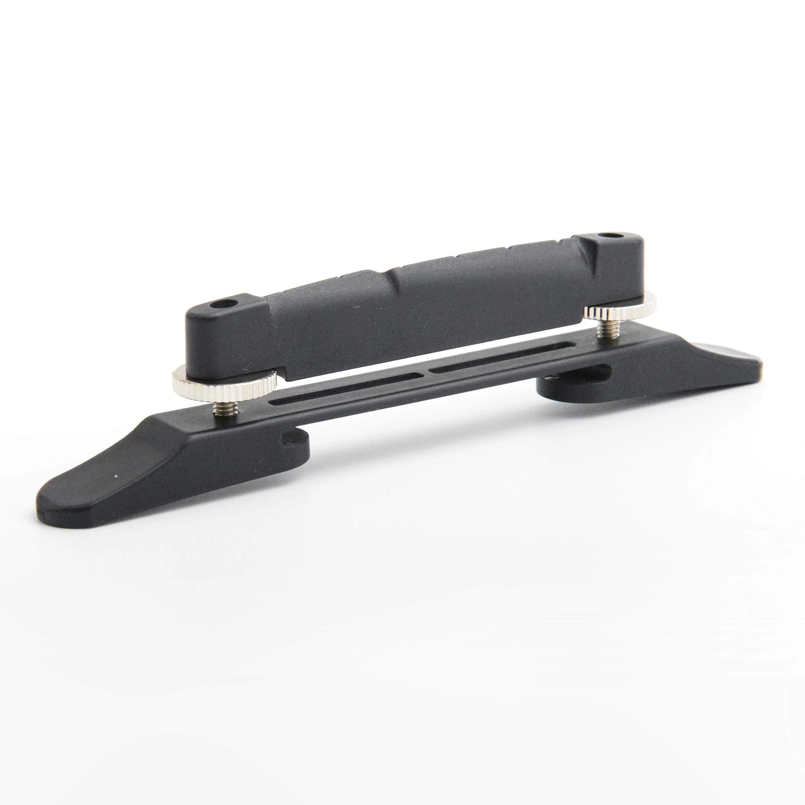 PS-7552-N0, Archtop Jazz Bridge, Low Profile with Nickel Screw Finish