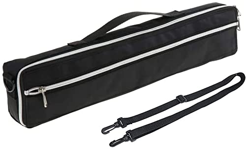 PU Leather Flute Case Carrying Handbag Durable for 16 Holes Flute C Foot with Adjustable Shoulder Strap - Image 7