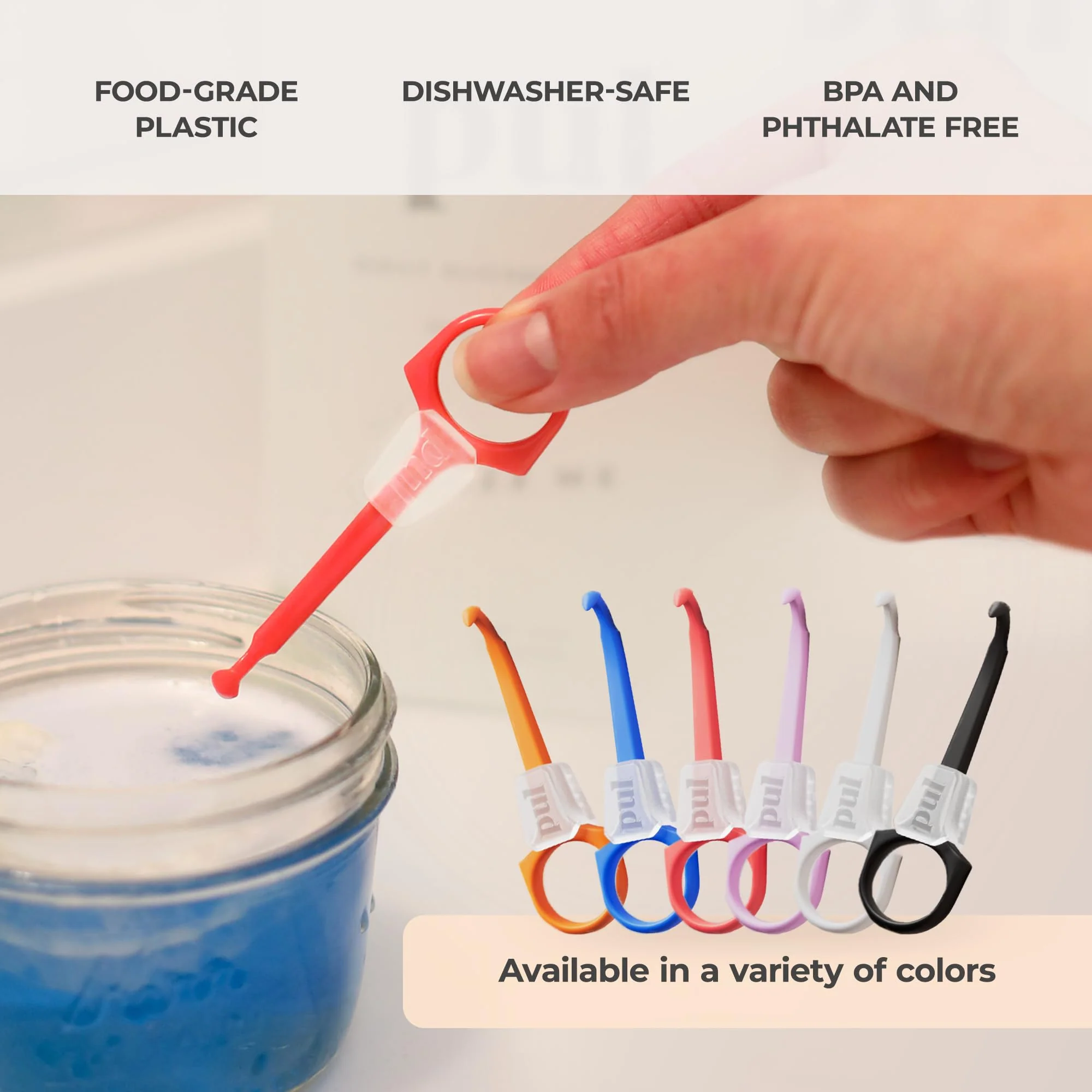 PUL Pack of 2 2-in-1 Invisalign Chewies and Aligner Removal Tool for Clear Aligners, Retainers and Trays - Reusable Invisalign Accessory with Chewy and Remover Hook - Travel Size Seating Tool - Purple 2 Pack - Image 6