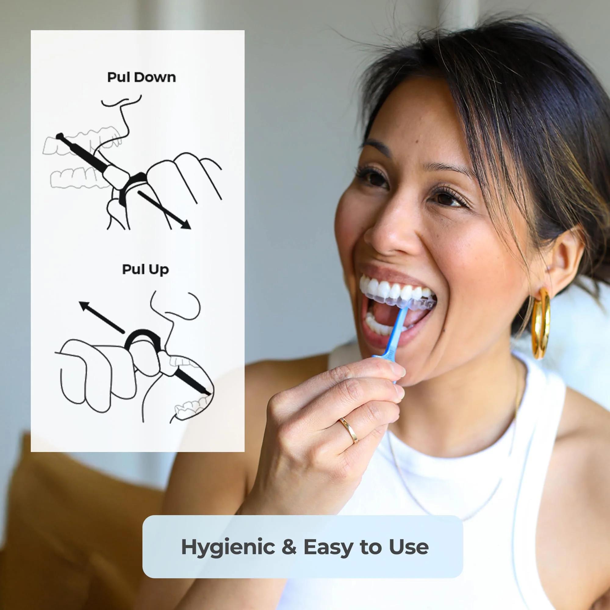 PUL Pack of 3 Aligner Removal Tool – Invisalign Remover Tool & Retainer Hook for Clear Aligners, Trays & Night Guards – Reusable Invisalign Accessories, Aligner Hooks & Retainer Removal Hook – White 3 Pack - Image 3
