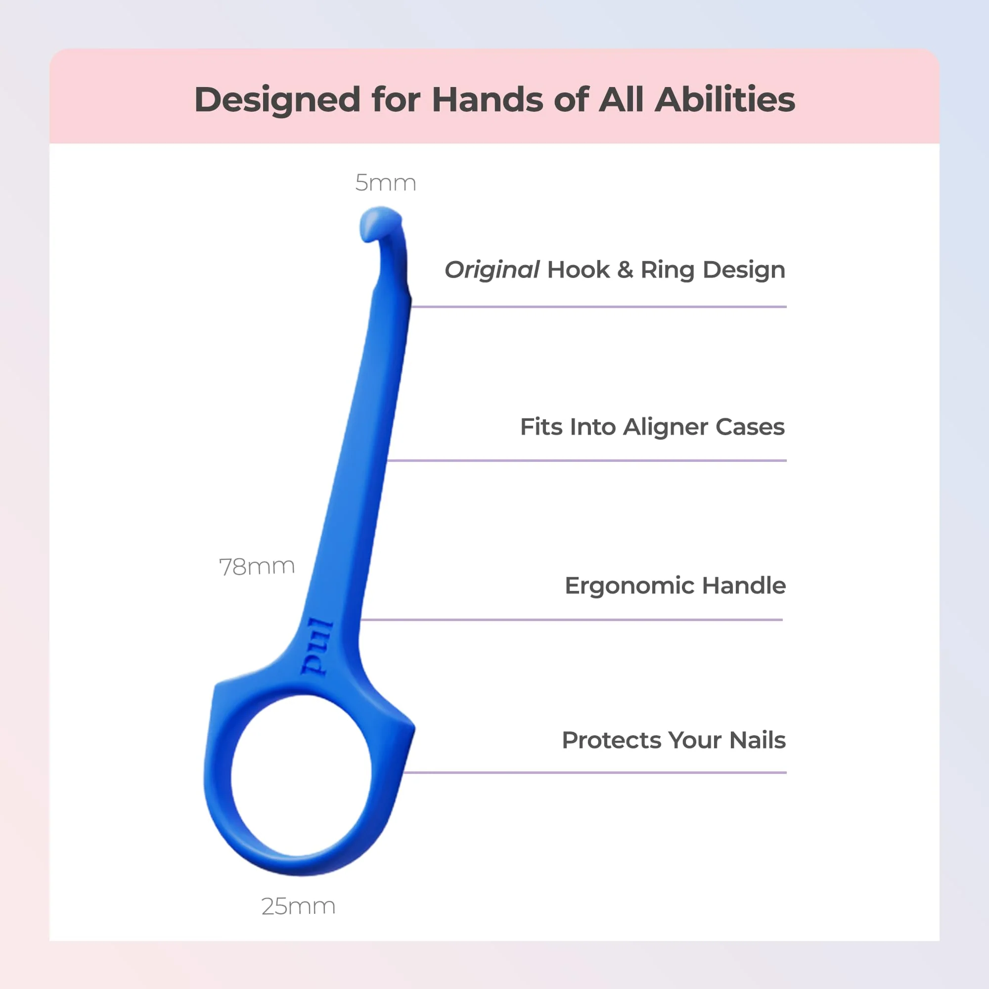 PUL Pack of 3 Aligner Removal Tool – Invisalign Remover Tool & Retainer Hook for Clear Aligners, Trays & Night Guards – Reusable Invisalign Accessories, Aligner Hooks & Retainer Removal Hook – White 3 Pack - Image 4