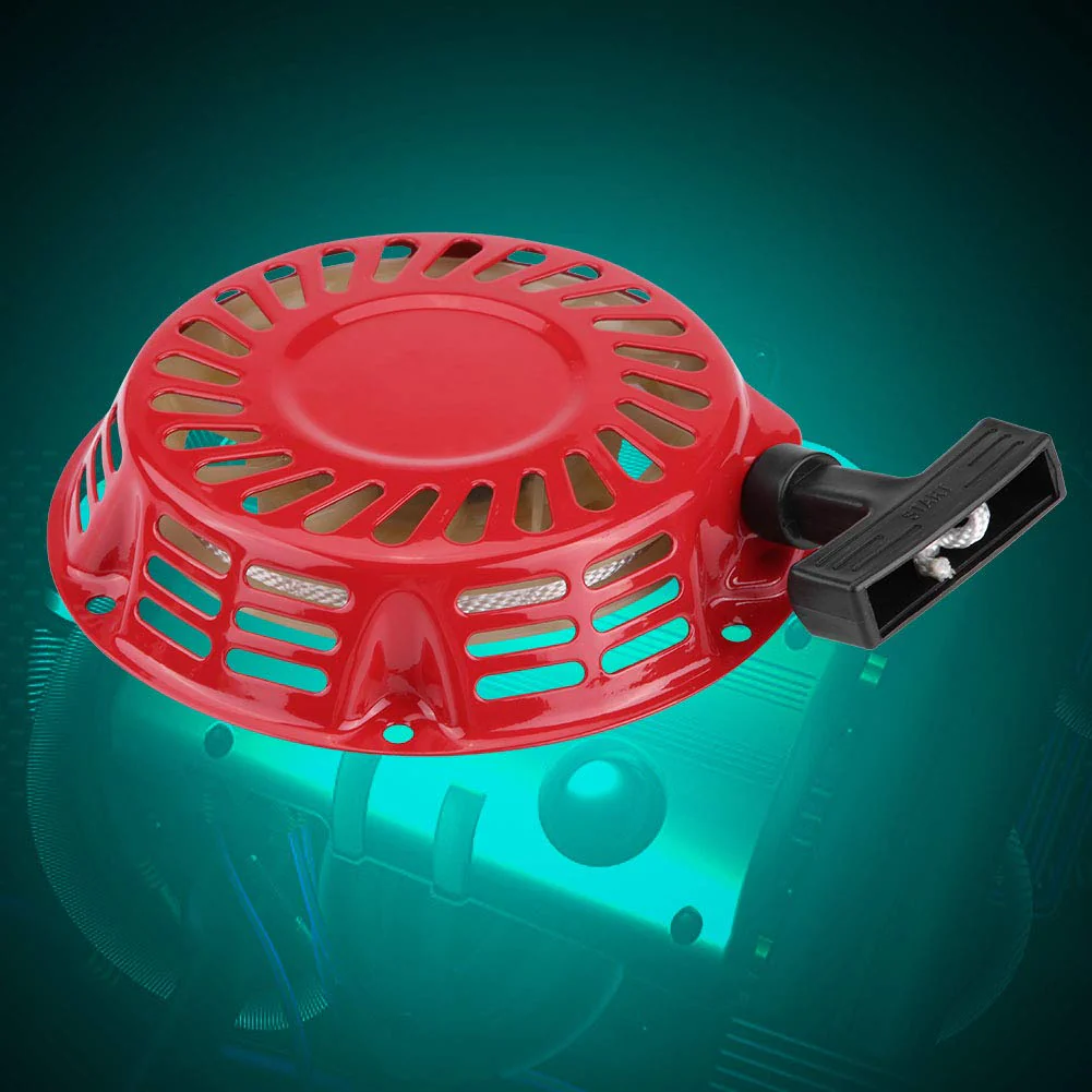 Pulley Starter Vibrating Plate Pull Start Starter Pull Start Assembly for 2KW 168F Petrol Generator - Image 2