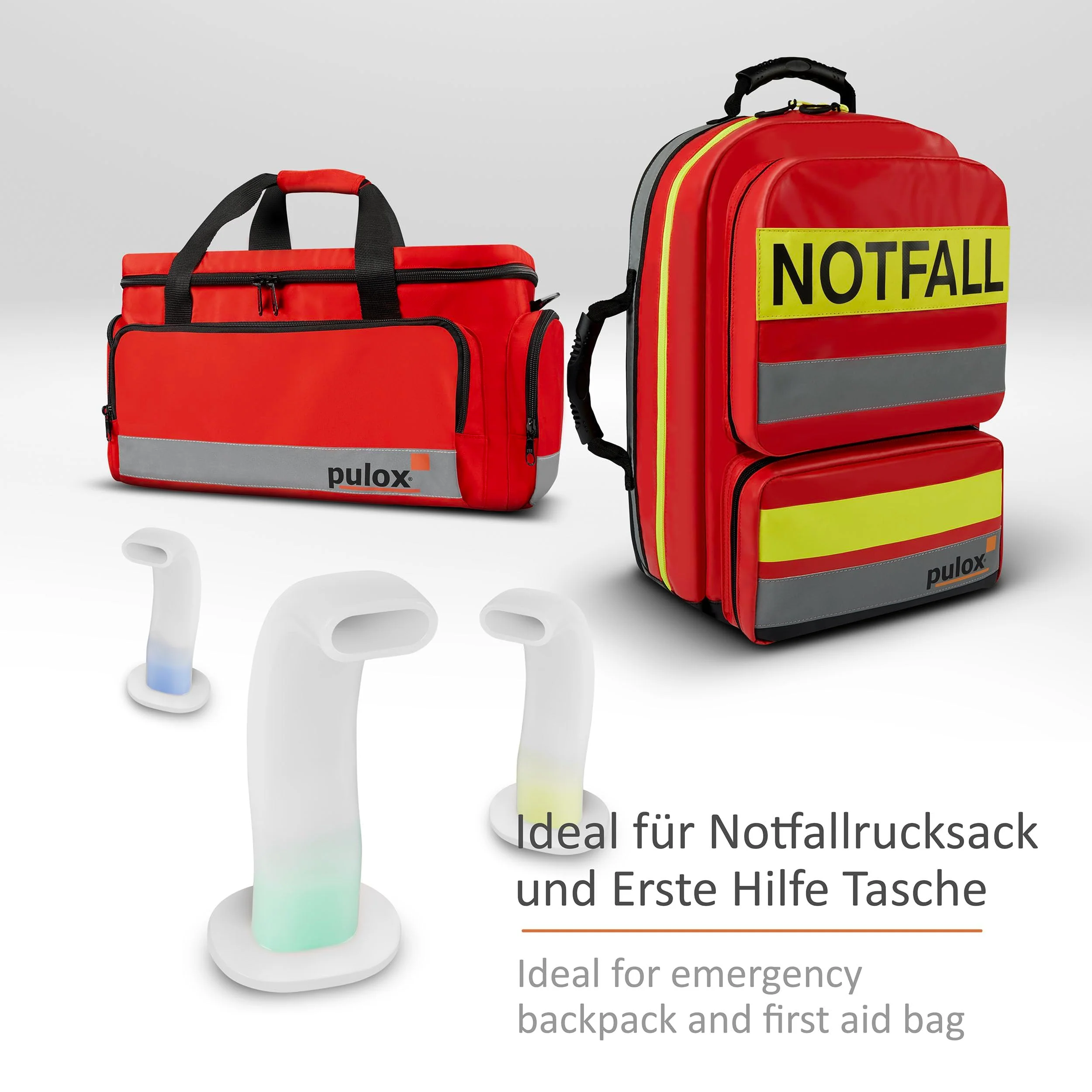 PULOX Guedeltube Set - Oropharyngeal Tube for First Aid and Emergency - 8 Pieces per Pack, White - Image 5