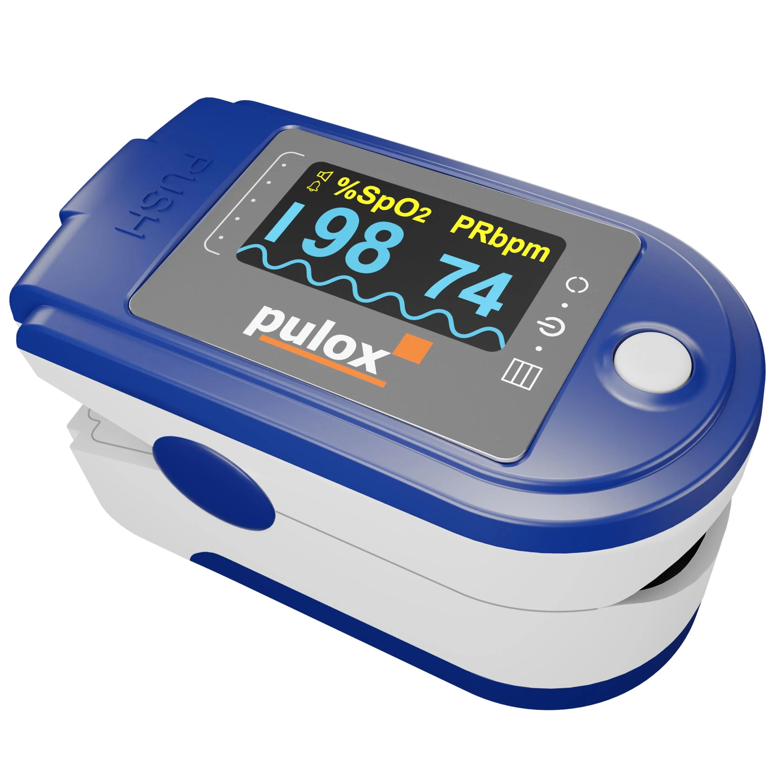 Pulox PO-250 Pulse Oximeter with OLED Colour Display, Software and Accessories
