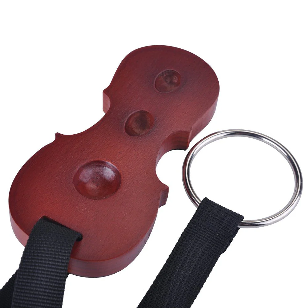 PUNK Solid Wood Cello Endpin Rest Non-slip Stopper Anchor Protector in Cello Shape 3 Holes Holder (3A) 3A