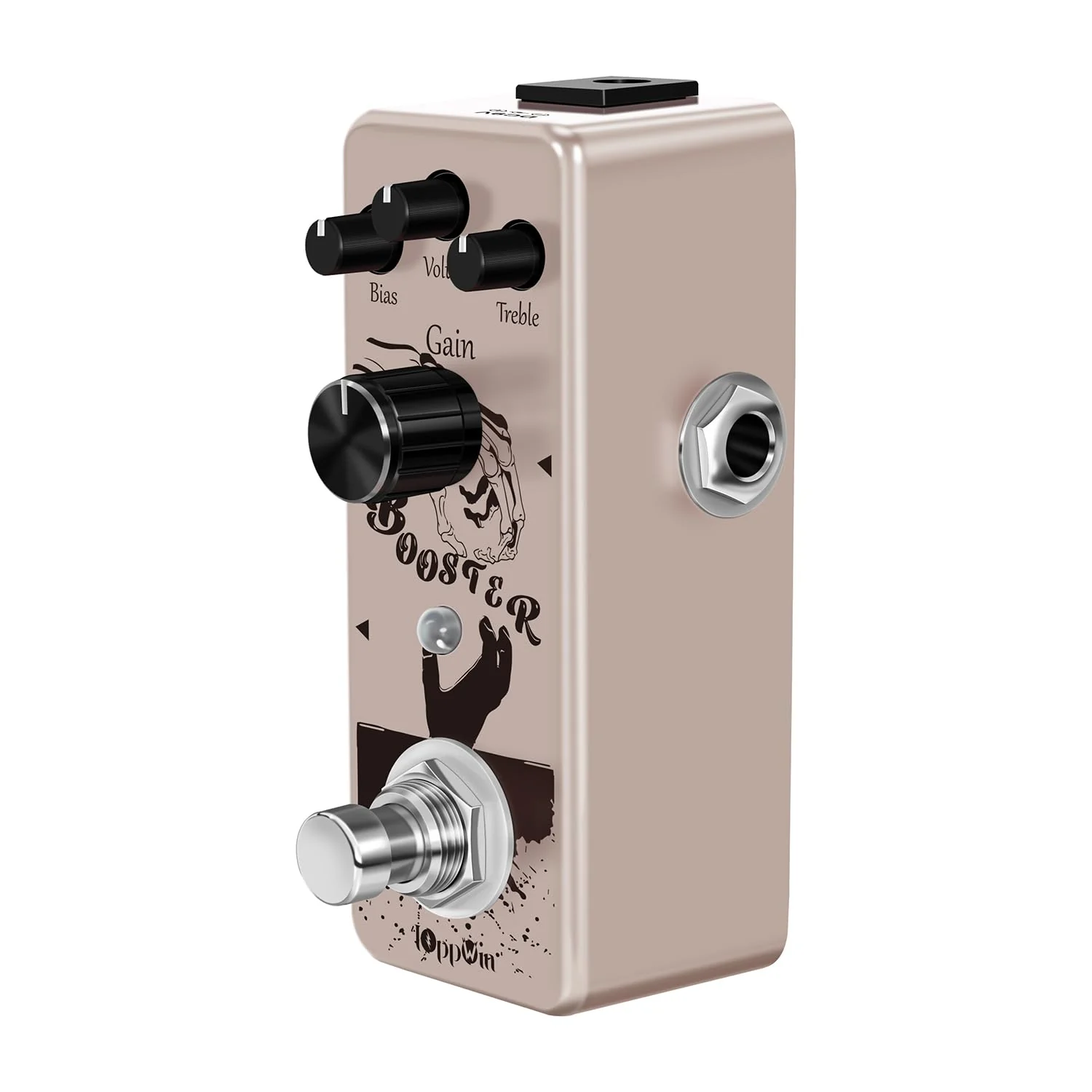 Pure Boost 20dB+ Clean Boost Pedal - ±15dB 2-Band EQ, Metal Enclosure, True Bypass for Guitar/Bass - Image 5