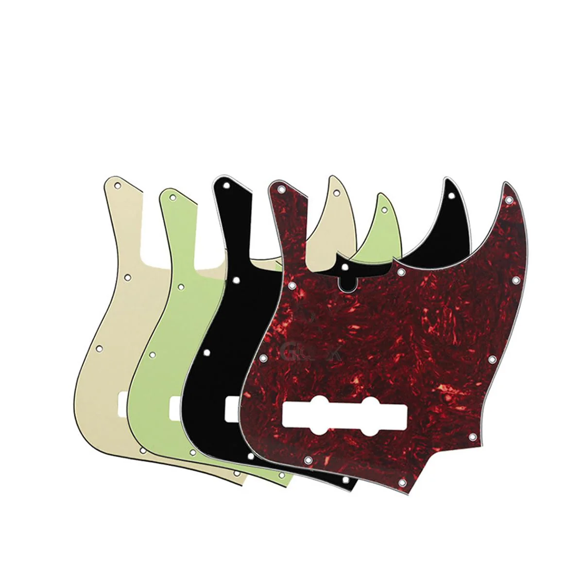 Purple Pearl Jazz Bass Pickguard 10 Hole Guitar Pickguard for 4 String Fender Jazz Bass Modern Style Purple Pearl - Image 2