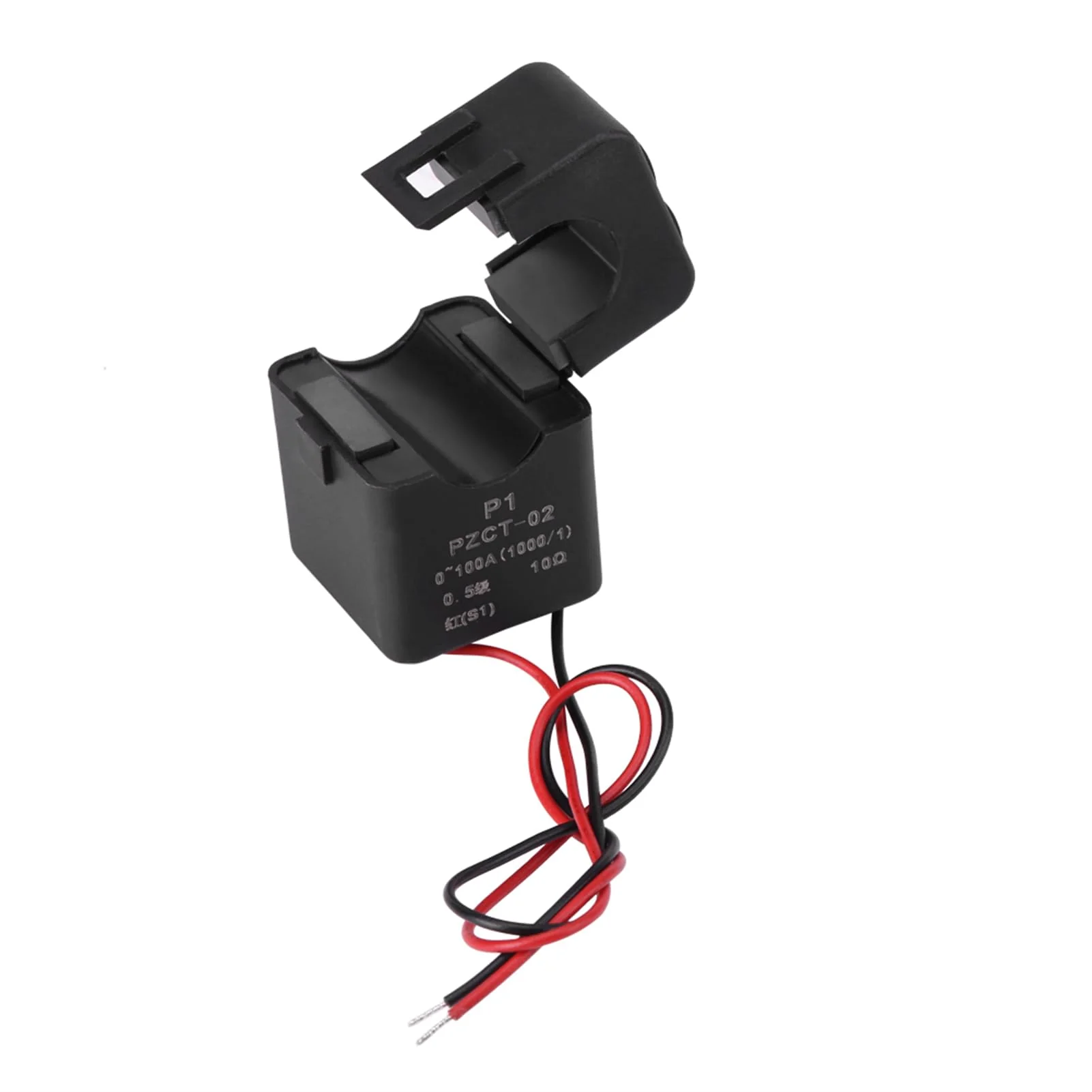 PZCT-02 Current Transformer Set 100 A AC Current Sensor for Energy Meter Precision Coil Sensor in Split Design Pack of 3