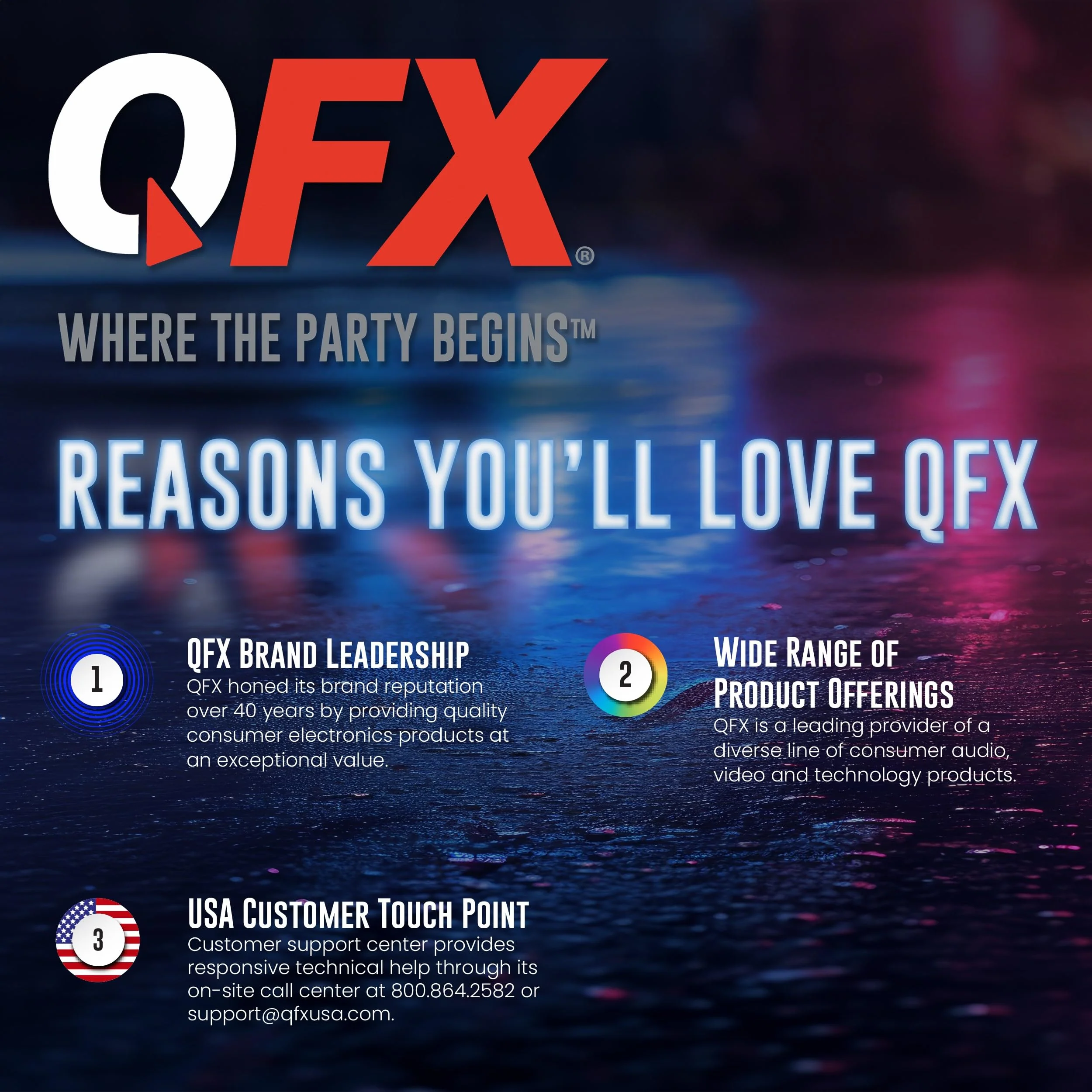 QFX CV-103 Digital Converter Box W Ul Adapter, for RF in (Antenna), RF Out, HD Out, and Video Out, USB Recording, Sleep Timer Feature, Black - Image 2