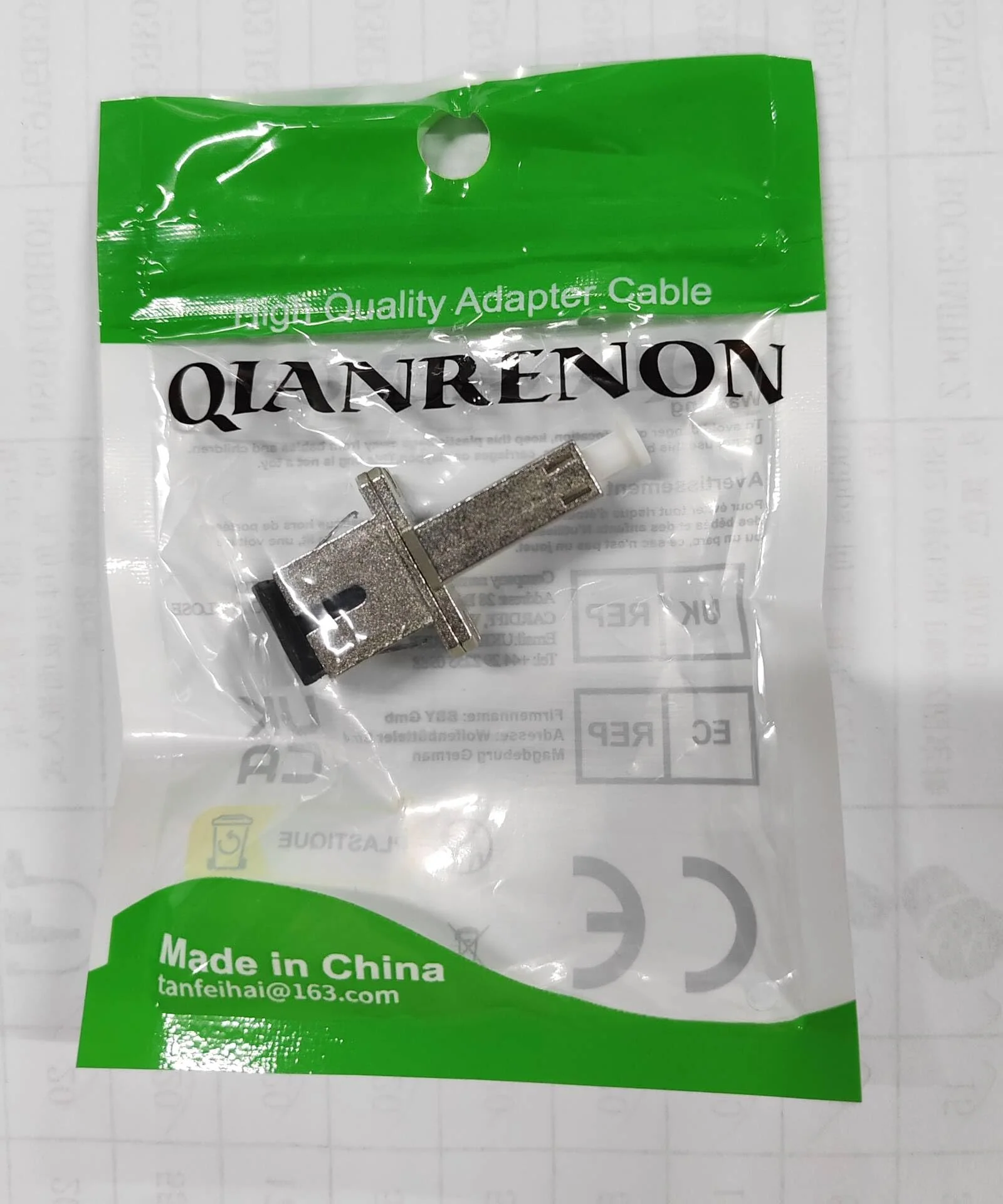 QIANRENON LC Female to SC Female Hybrid Fibre Optic Adapter Coupler SM 9/125μm LC/UPC to SC/UPC Simplex Fibre Optic Connector Socket, for FTTH Connection to Extend LC-SC Patch Cord Pigtail - Image 8
