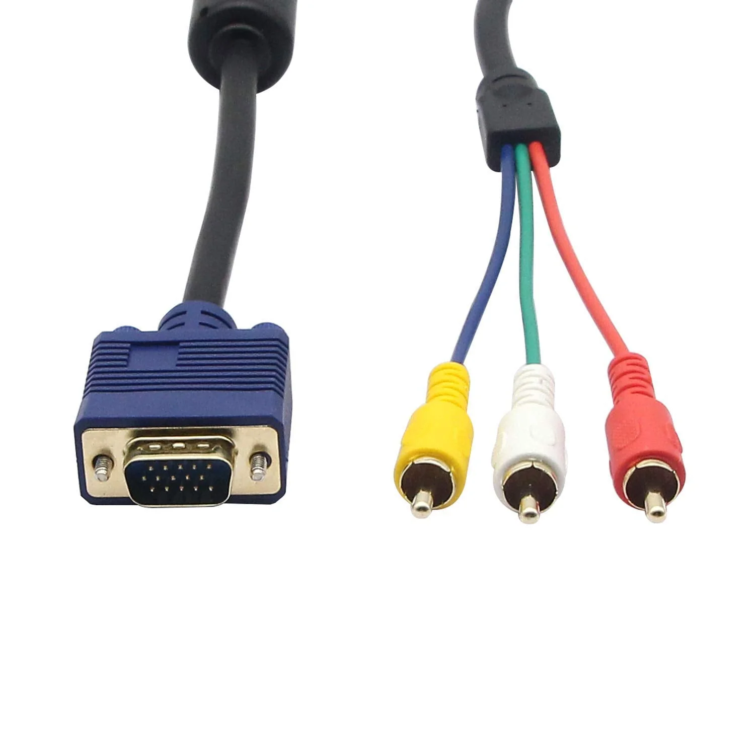 QiCheng&LYS VGA/HD15/RGB to 3 RGB Component Video Adapter for TV/HDTV Cable,1.5 m - Image 5
