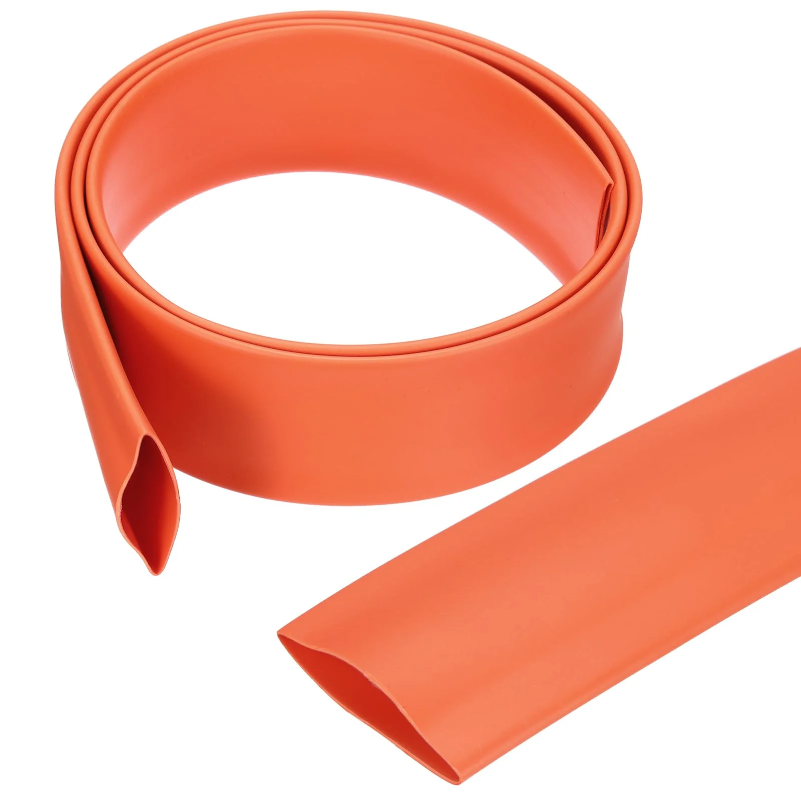 QUARKZMAN Diameter 25.4 mm Double Wall Heat Shrink Tube with Adhesive, 3:1 Shrink Ratio PE Industrial Heat Shrink Tubing, Waterproof Cable Protection, Heat Shrink Tubing, 1 m Length, Orange 25.4mmx1m