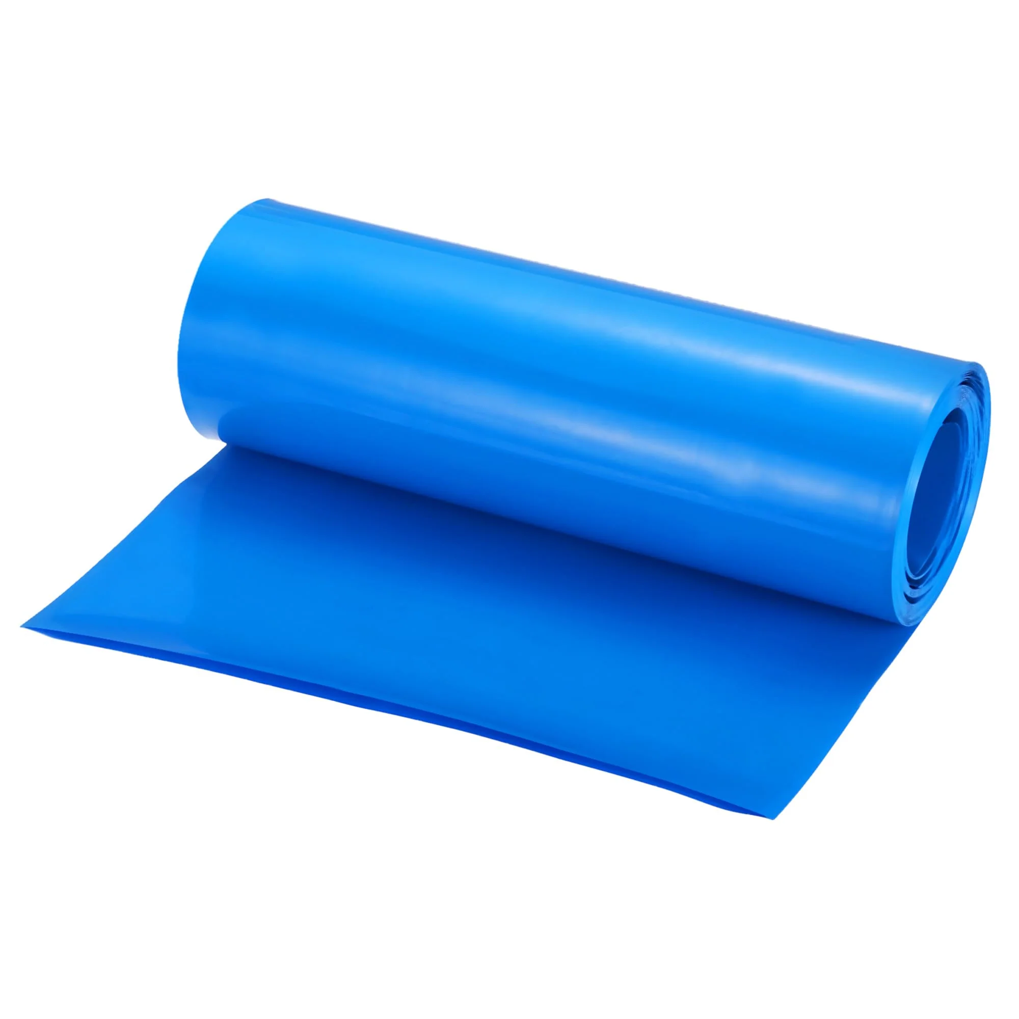 QUARKZMAN Heat Shrink Tube Roll, Battery Sheathing, PVC Battery Heat Shrink Tubing, 160 mm x 250 mm x 5.5 m (Diameter x Flat Width x Total Length), Good Insulation for Battery Packs, Blue 160mmx250mmx5.5m