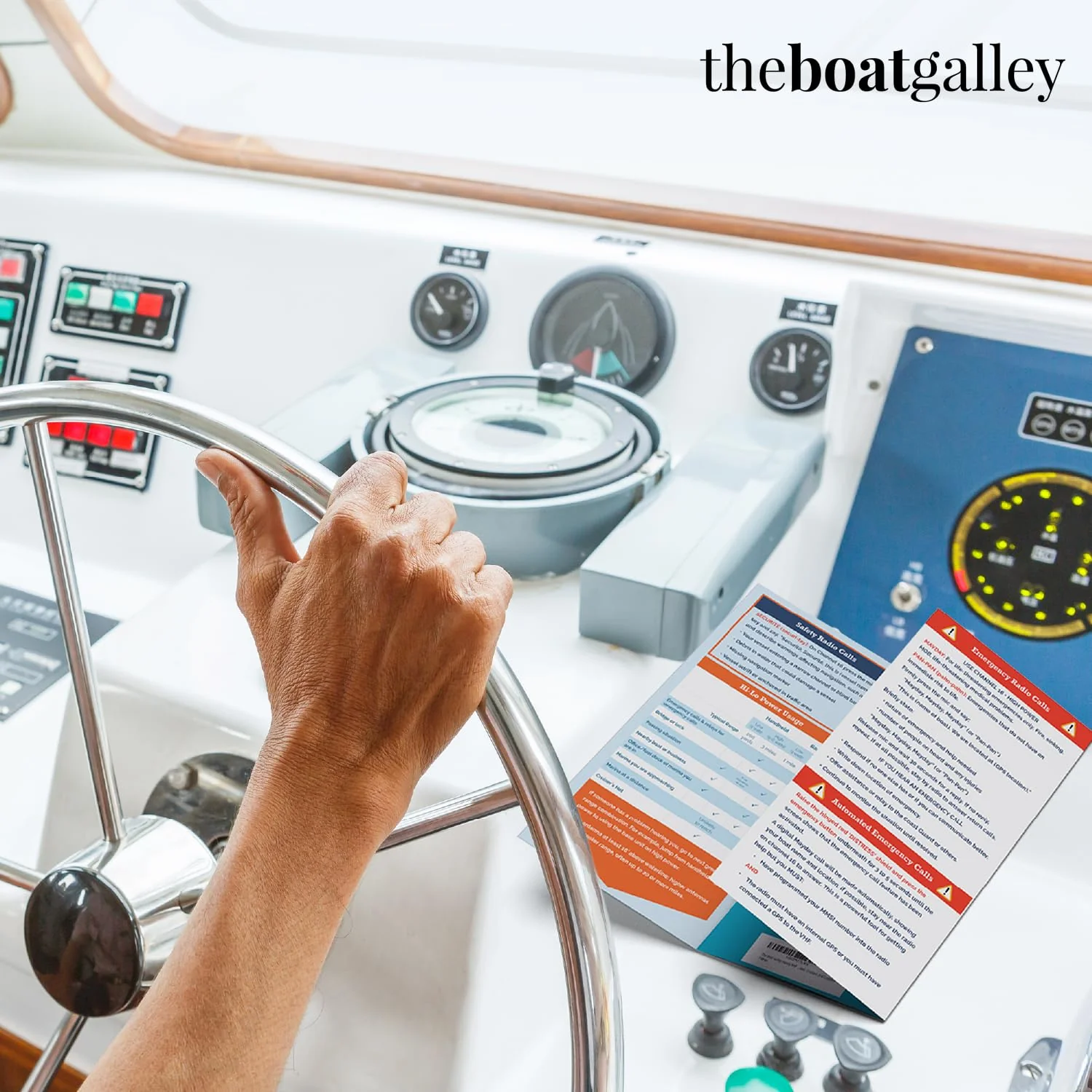 Quick Guide for VHF Radio Marine - Handy Boating Must Haves | Boating Accessory Reference for Improved Safety | Ideal Sailing Gifts | Informative, Concise and Long-Lasting | The Boat Galley - Image 3