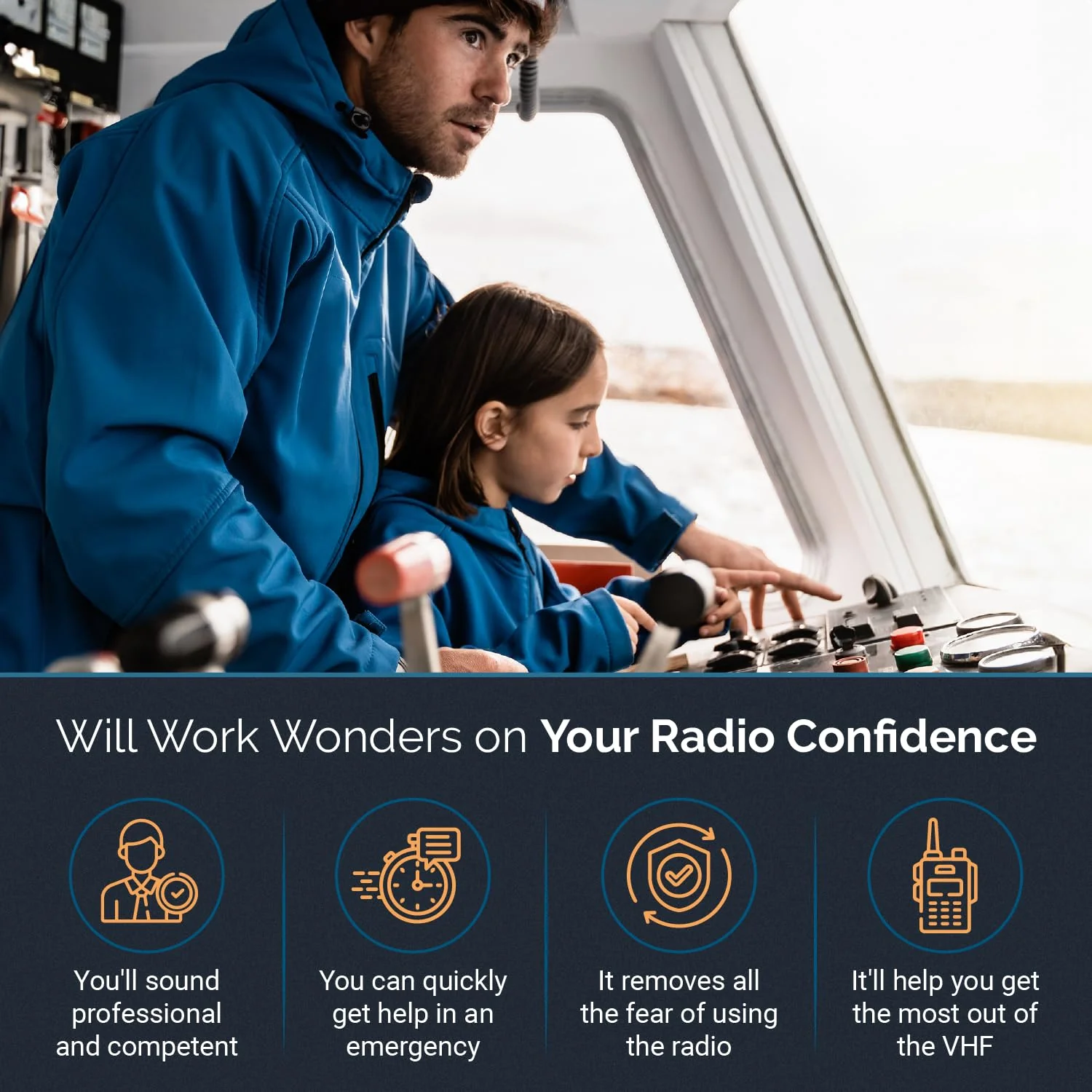 Quick Guide for VHF Radio Marine - Handy Boating Must Haves | Boating Accessory Reference for Improved Safety | Ideal Sailing Gifts | Informative, Concise and Long-Lasting | The Boat Galley - Image 4
