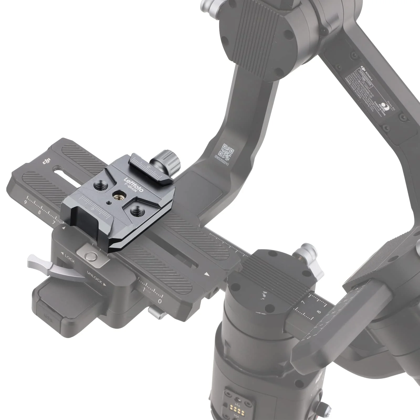 Quick Release Clamp,QR Base,Camera Mounts Clamps for Arca-Swiss Standard Compatible with DJI Ronin S 2/3/3-pro/c2 Gimbal for Zhiyun Crane Series and Camera Tripod - Image 9