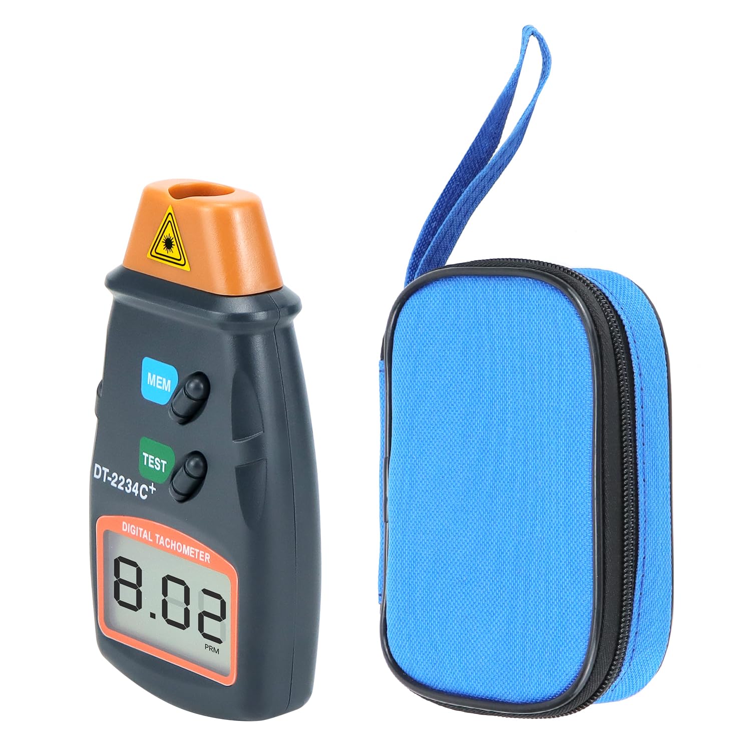 QWORK® Digital Tachometer, Non-Contact Laser Photo Tachometer, Large LCD Display, Batteries Not Included - Image 6