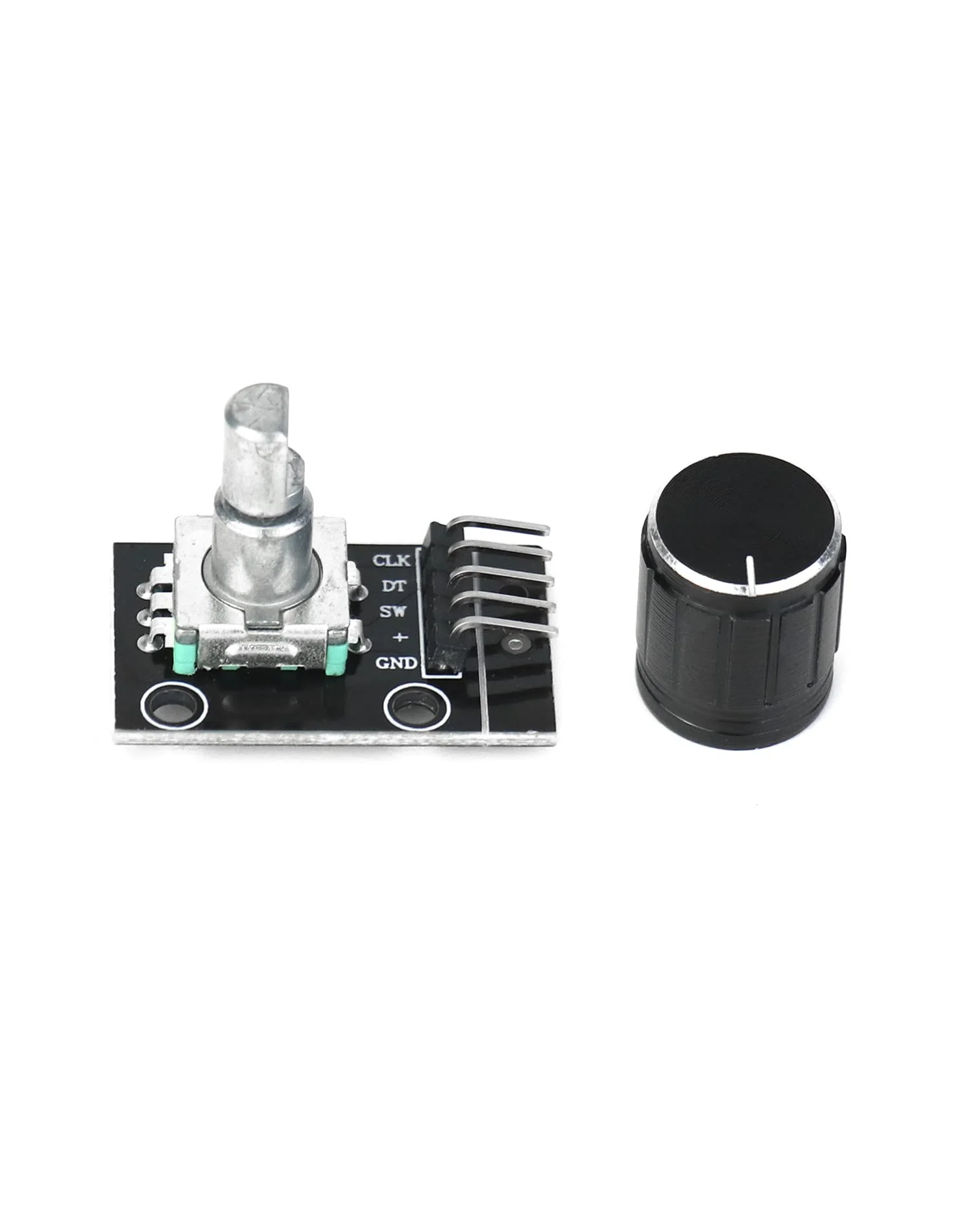 QWORK 5pcs KY-040 Rotary Encoder Module 360 Degree Rotary Angle Encoders with Push Button for Arduino - Image 3