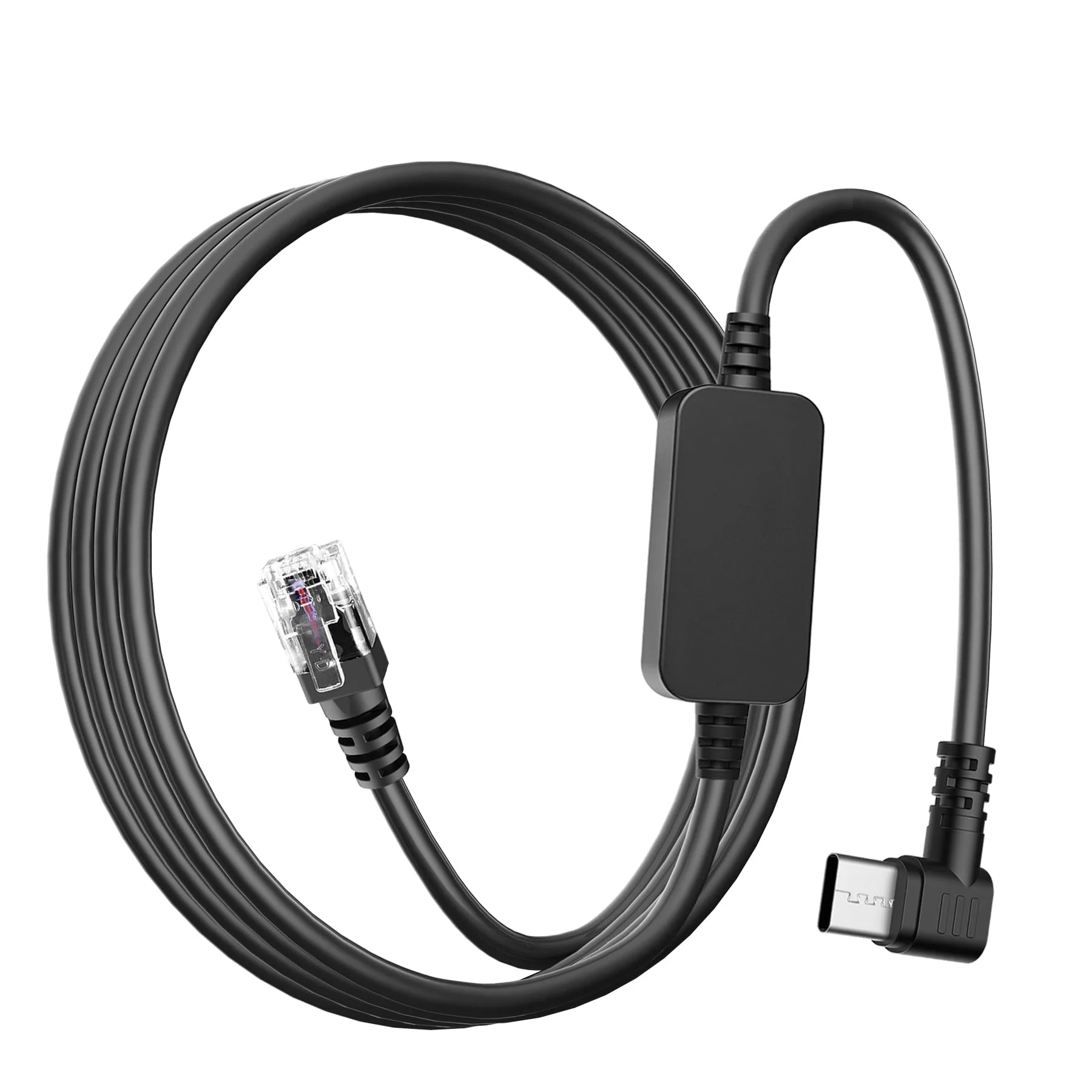 Radar Detector Cable,USB-C to RJ11 Plug Cable,use for Uniden R1 R3 R7 Beltronics Cobra Whistler Escort MAX360 Passport 9500i Radenso XP etc Replacement Radar Detector Cable 6.56ft RJ11-6.56FT
