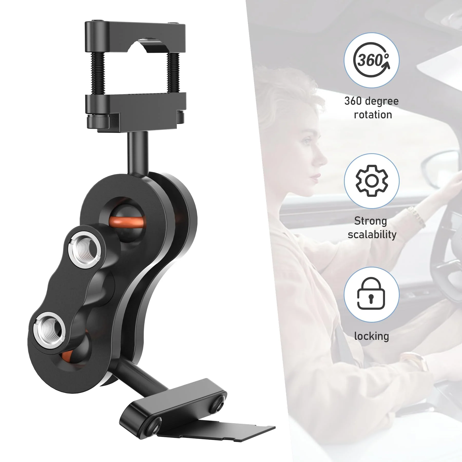 Radar Mount Mirror Mount Bracket for Escort MAX,MAX2,Older(2015-2019) MAX 360 Radar Detector（Not for 2020 Max360 or MAX360C） - Image 2