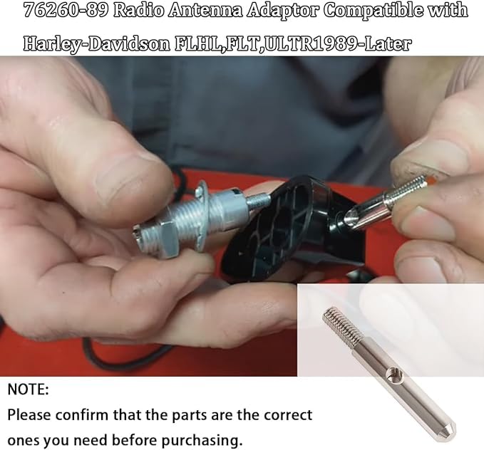 Radio Antenna Adaptor 76260-89 Compatible with Harley-Davidson FLHT, FLT, Ultra 1989-2013 - Image 4